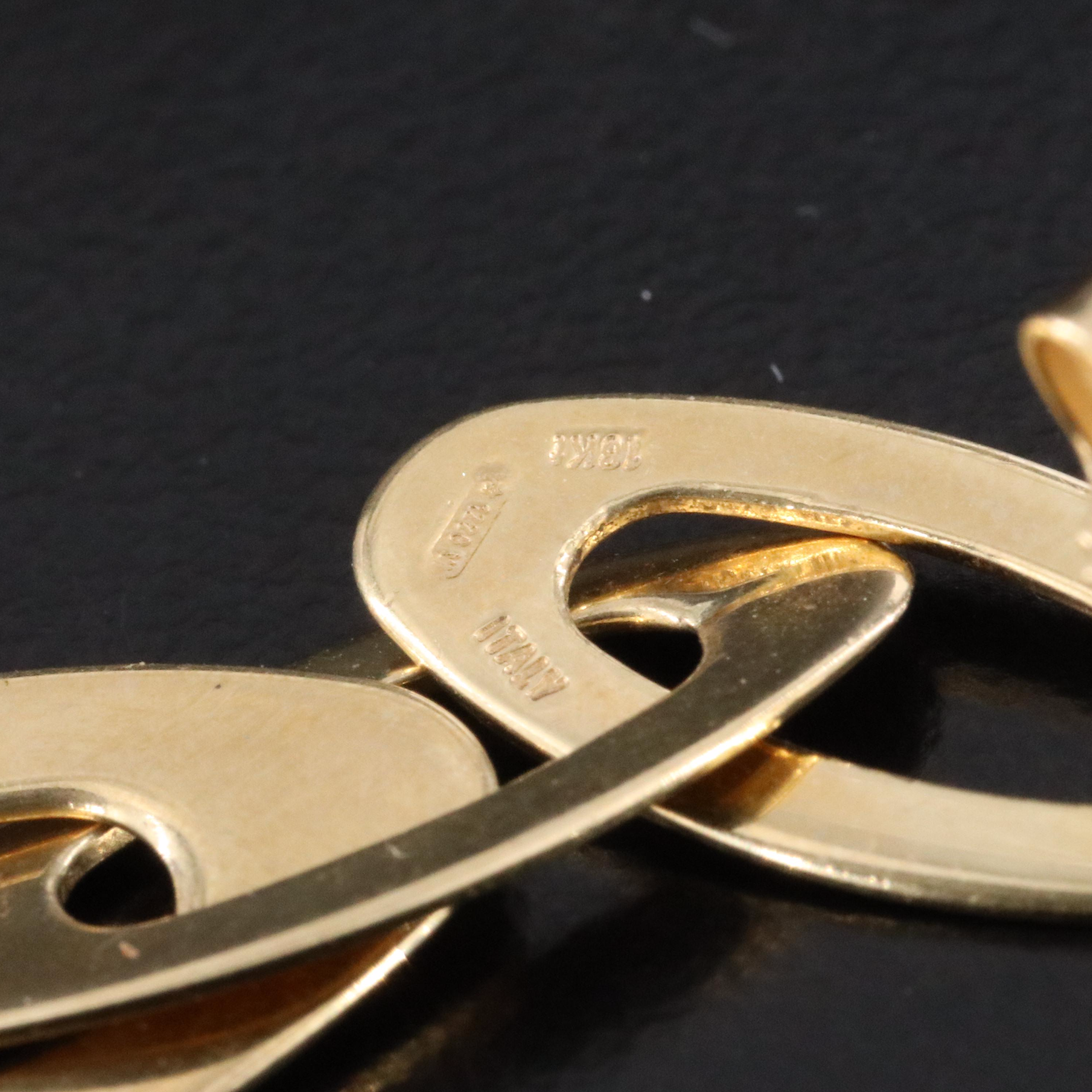 Roberto Coin Chic and Shine 18K Oval Earrings