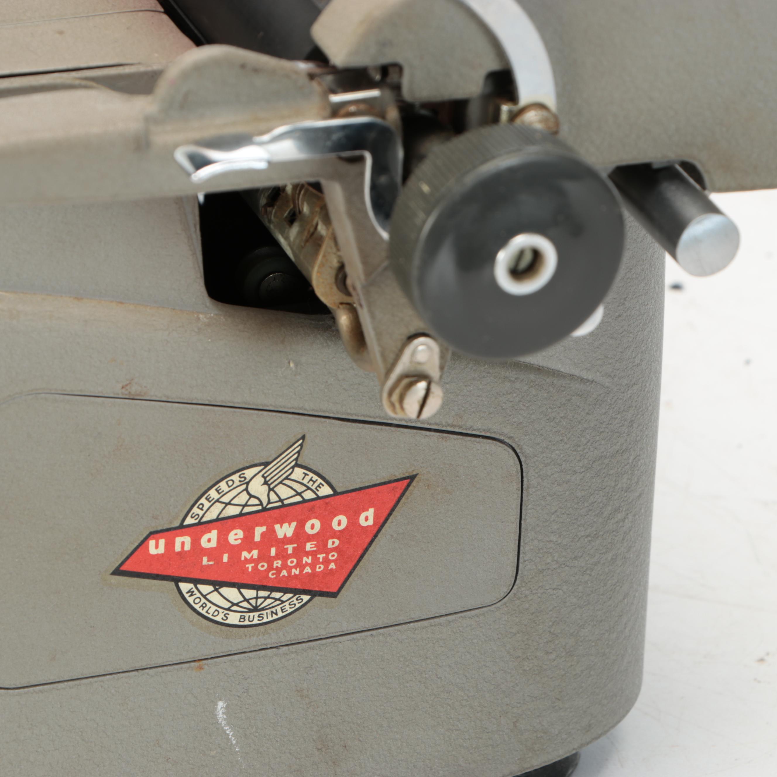 Underwood Limited Golden Touch Portable Manual Typewriter