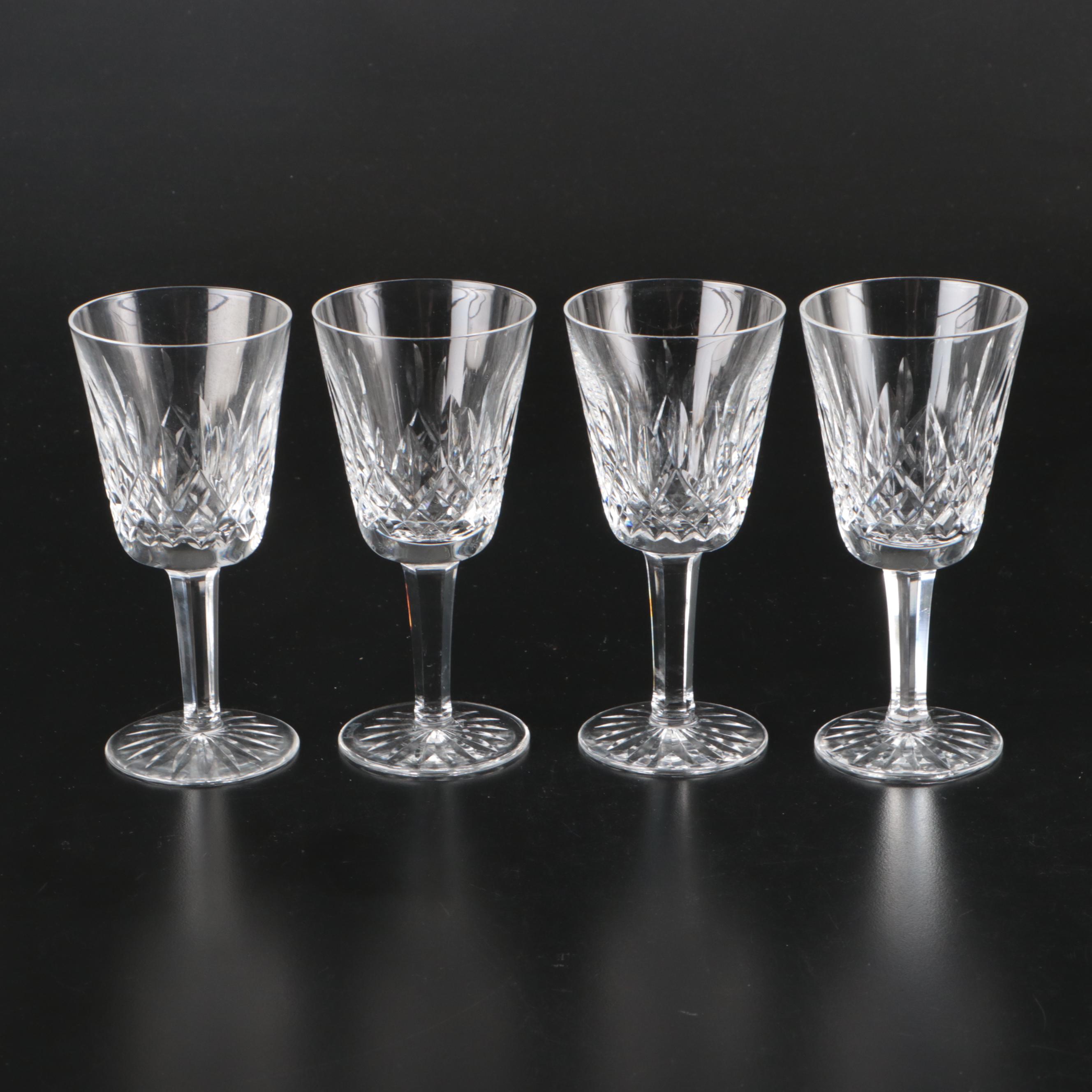 Waterford Crystal "Lismore" White Wine Glasses