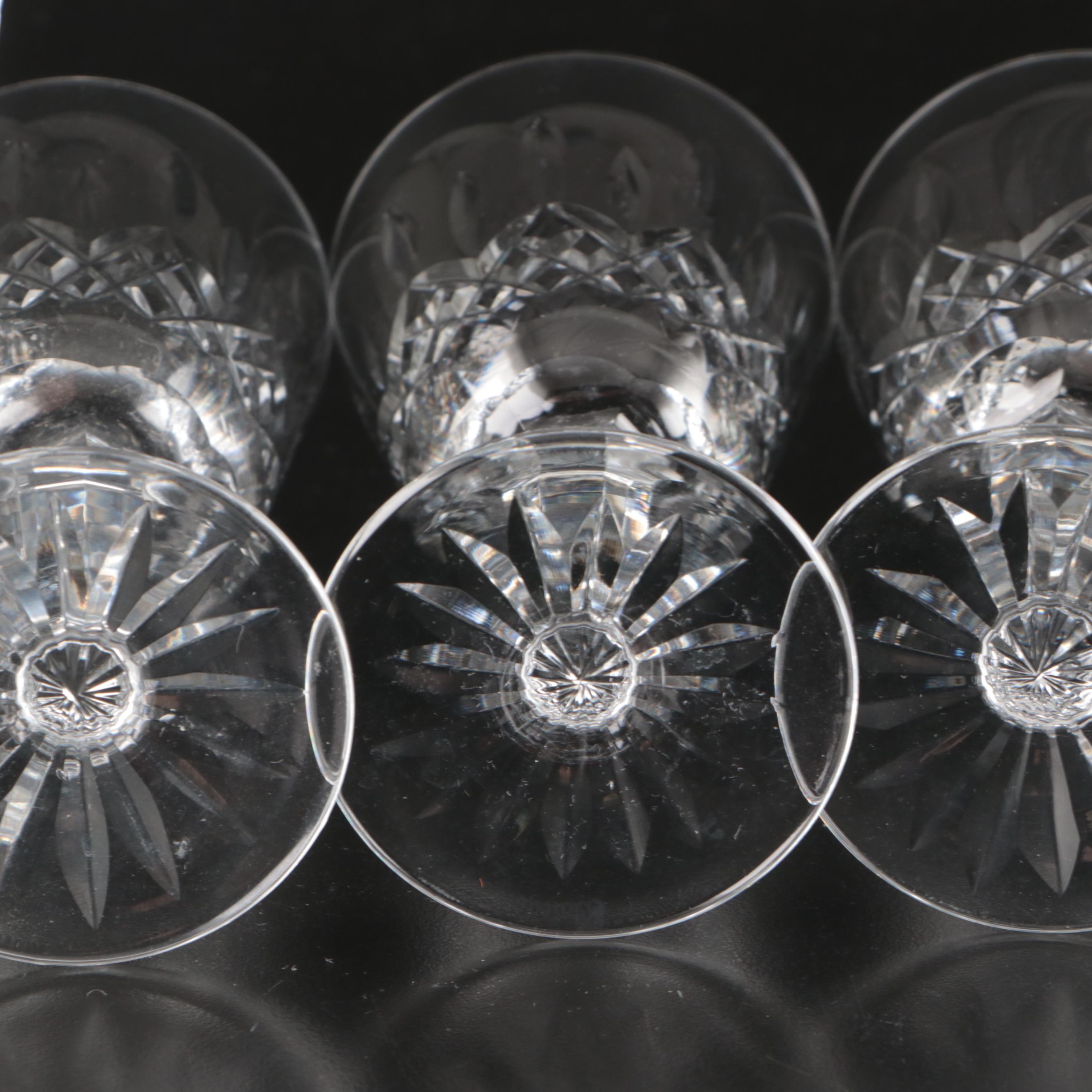 Waterford Crystal "Lismore" White Wine Glasses