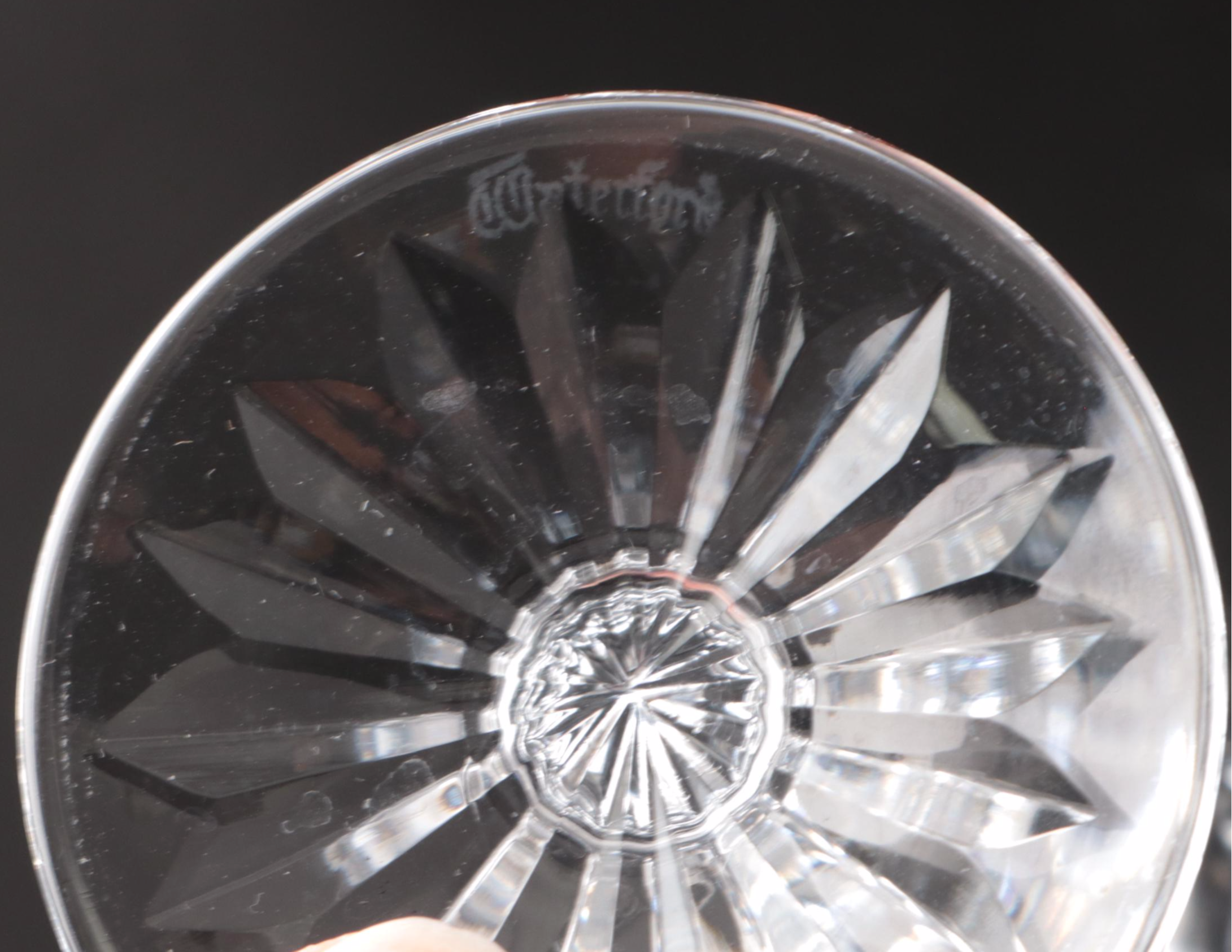 Waterford Crystal "Lismore" White Wine Glasses