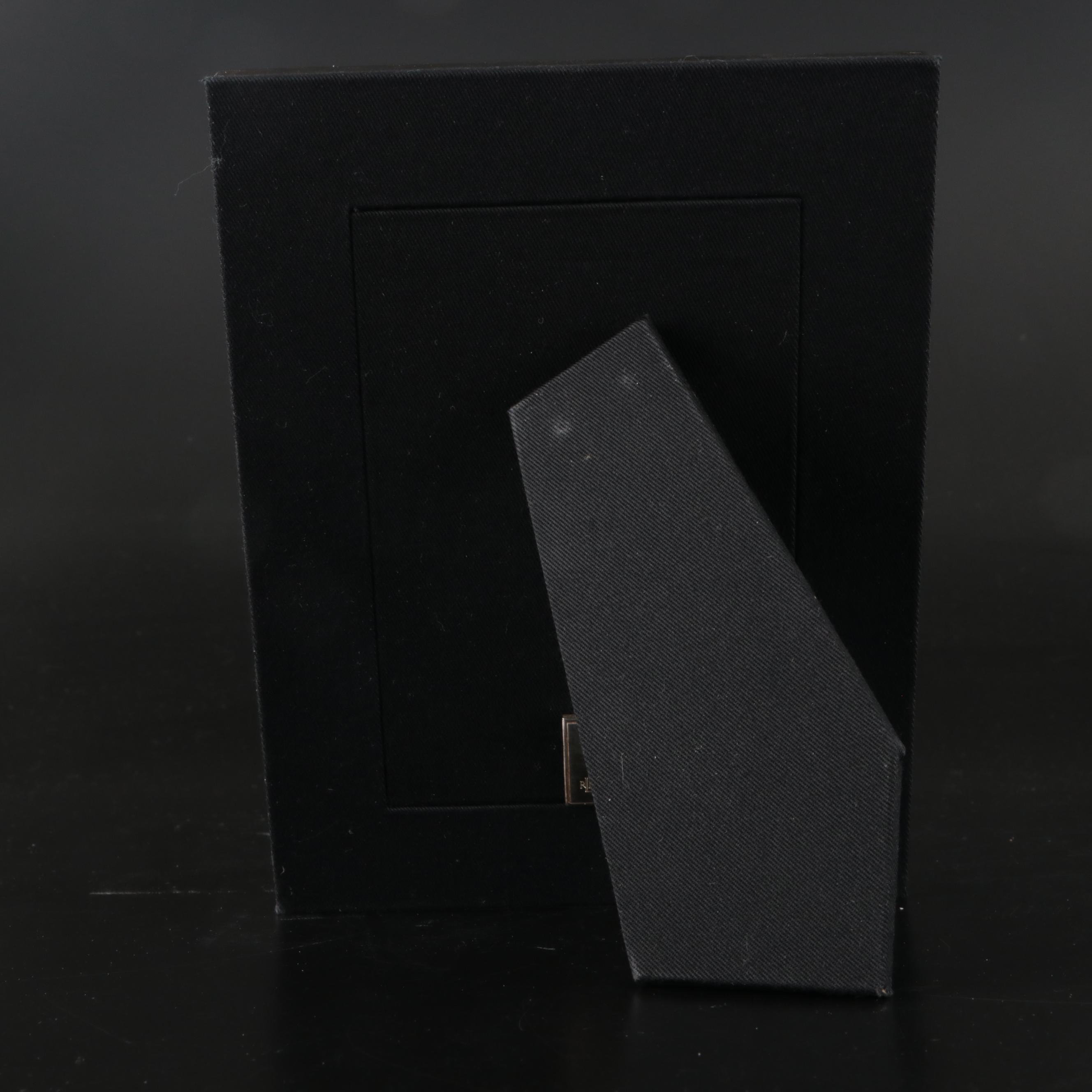 Ralph Lauren "Equestrian Braid" Silver Plate Picture Frame