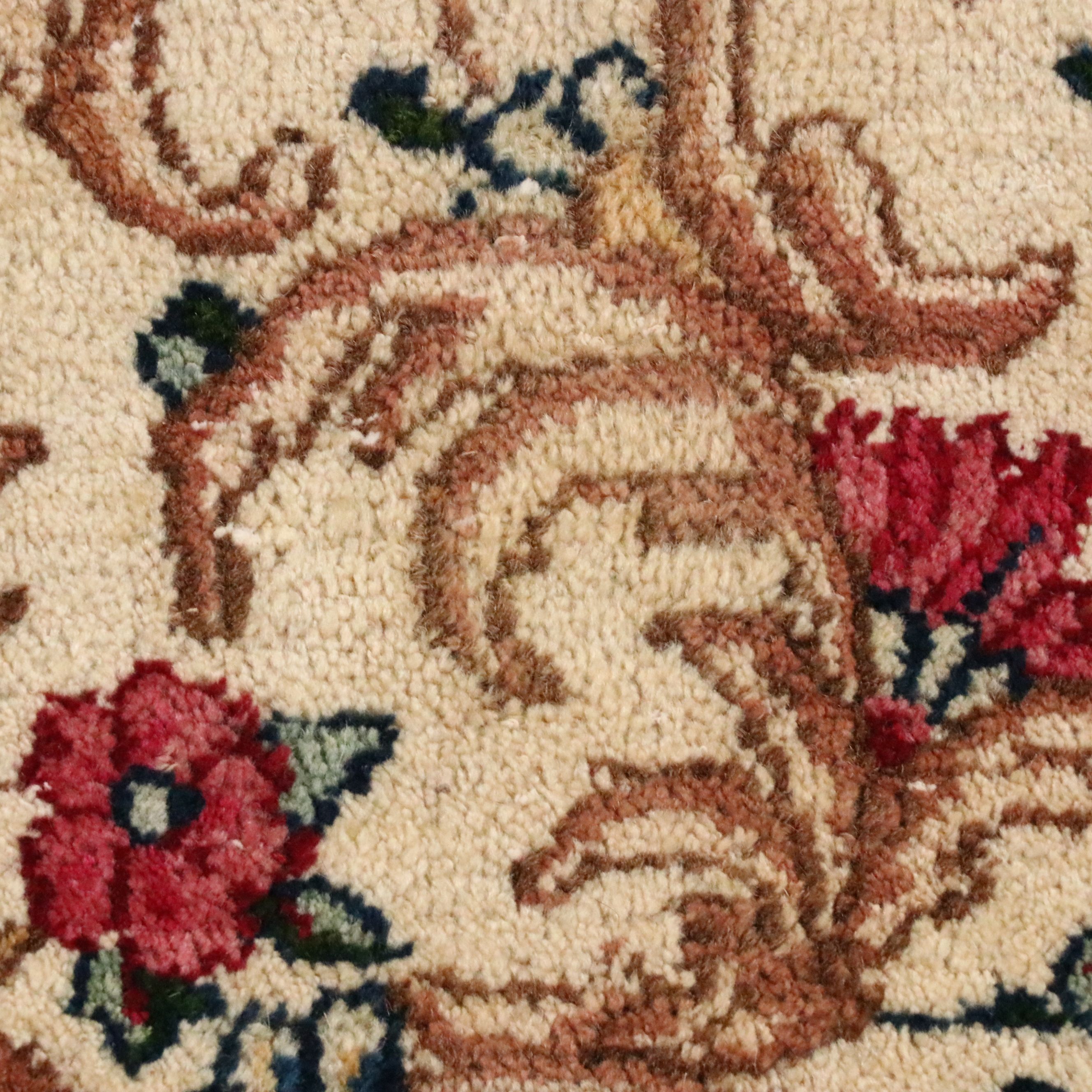 9'10 x 14'5 Hand-Knotted Persian Kashmar Room-Sized Rug