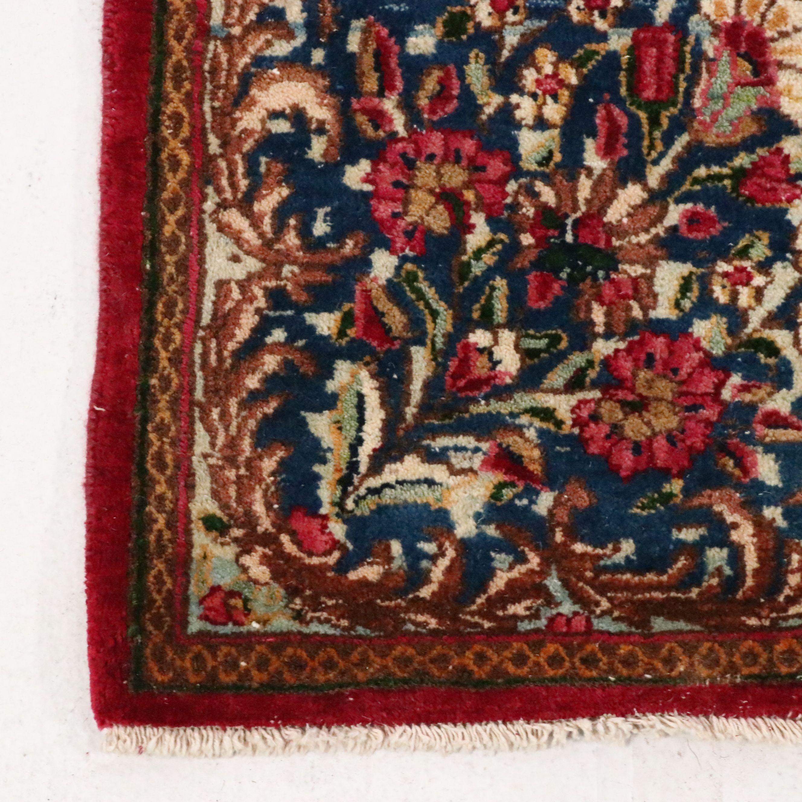 9'10 x 14'5 Hand-Knotted Persian Kashmar Room-Sized Rug