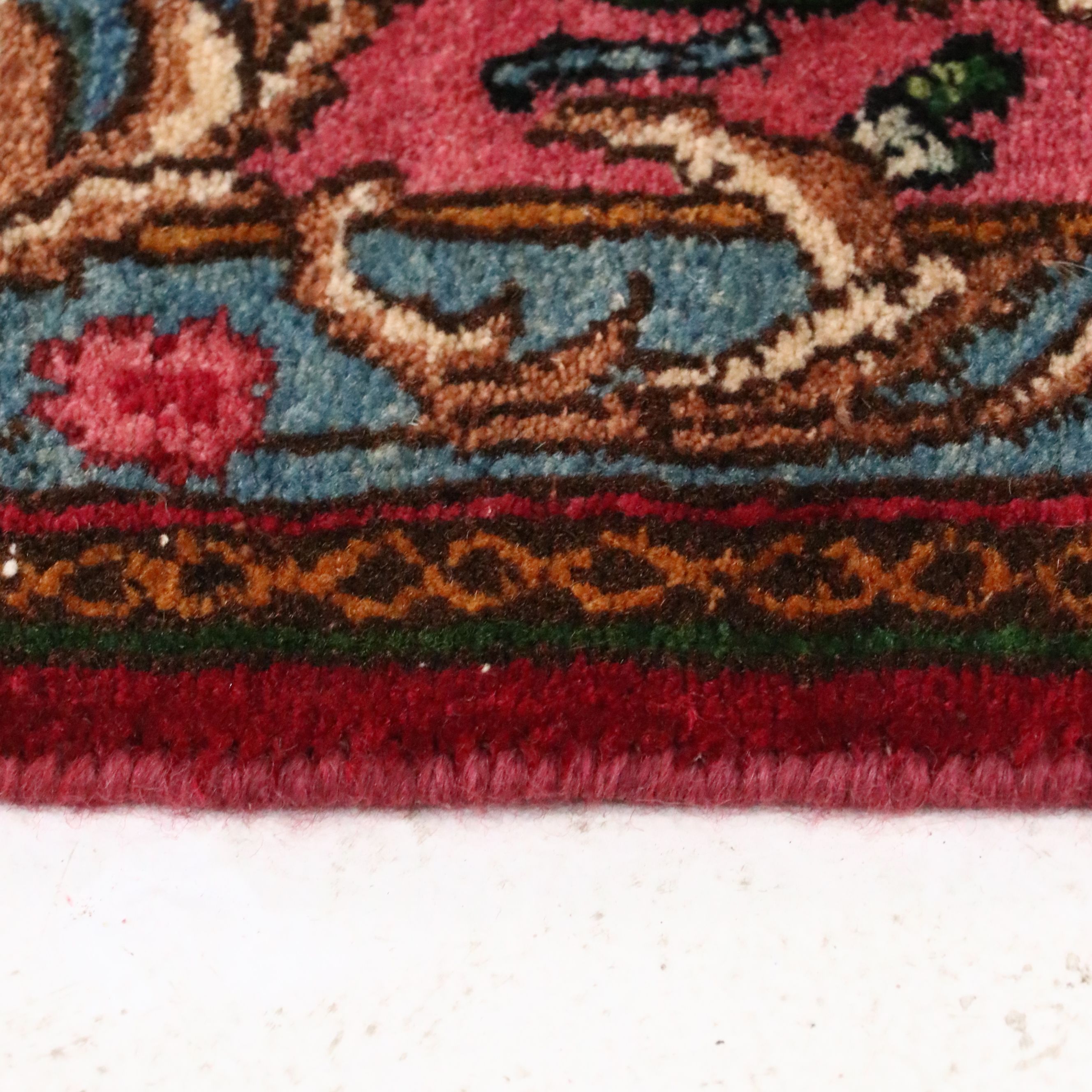 9'10 x 14'5 Hand-Knotted Persian Kashmar Room-Sized Rug