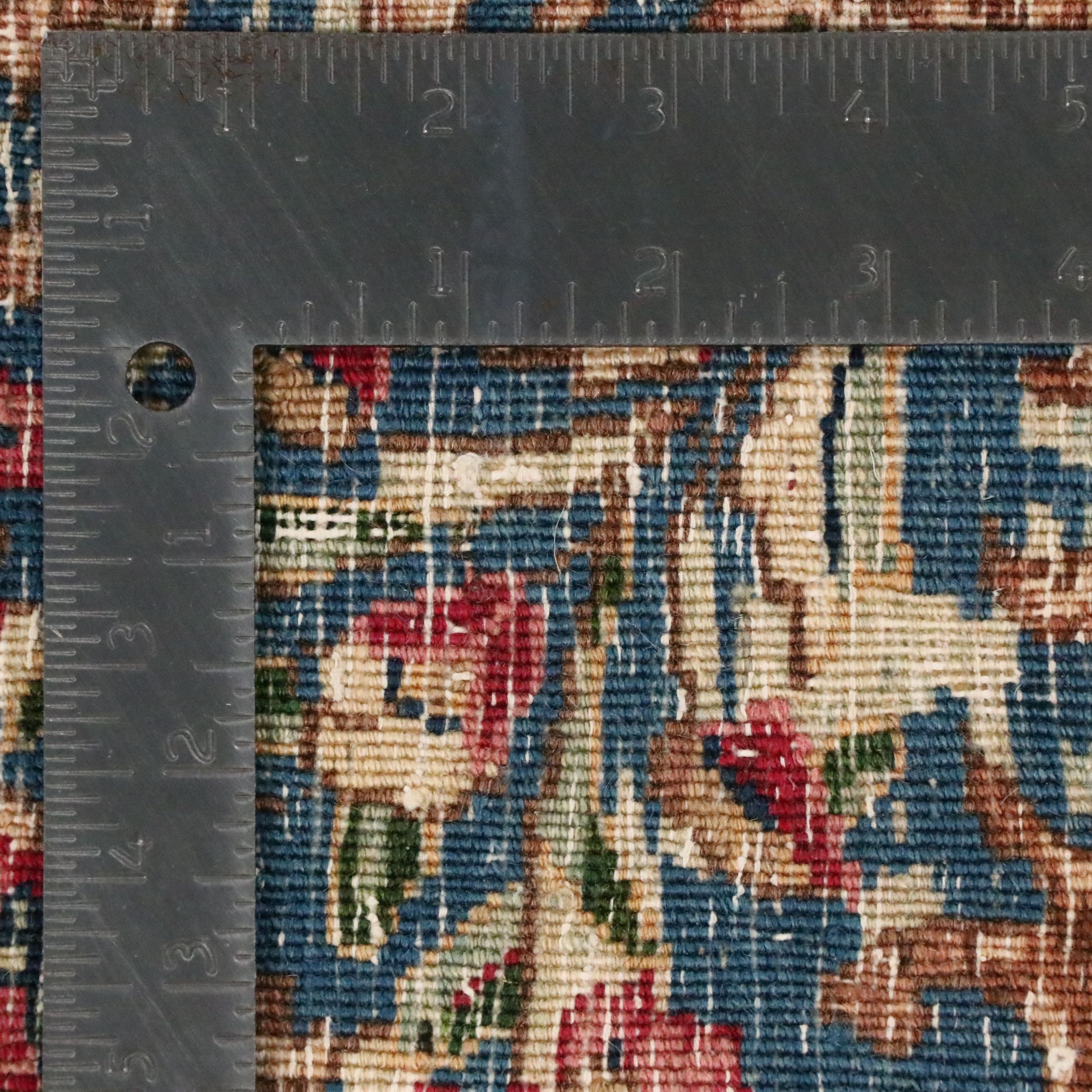 9'10 x 14'5 Hand-Knotted Persian Kashmar Room-Sized Rug