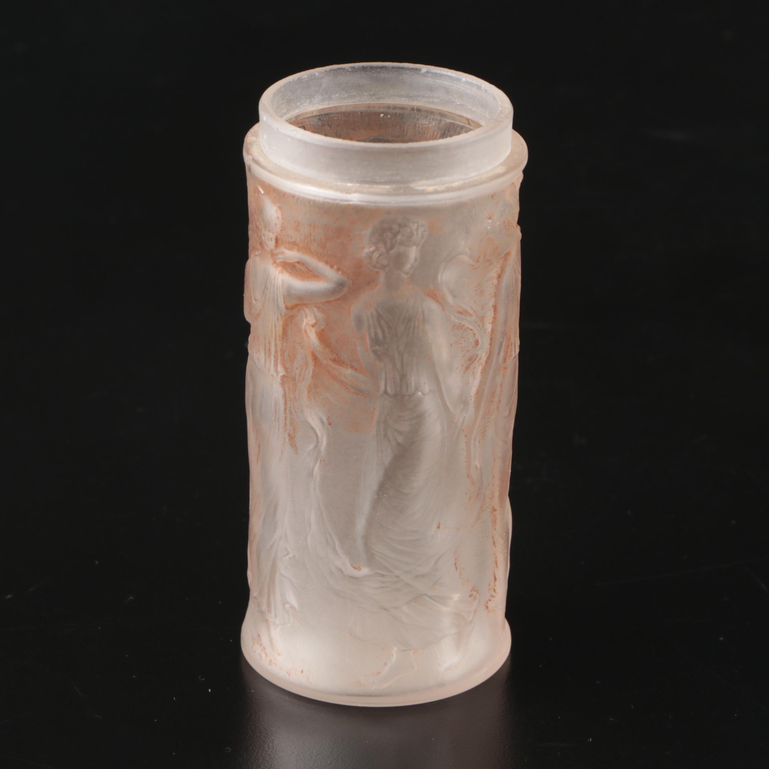 Lalique "Rene" Glass Bud Vase