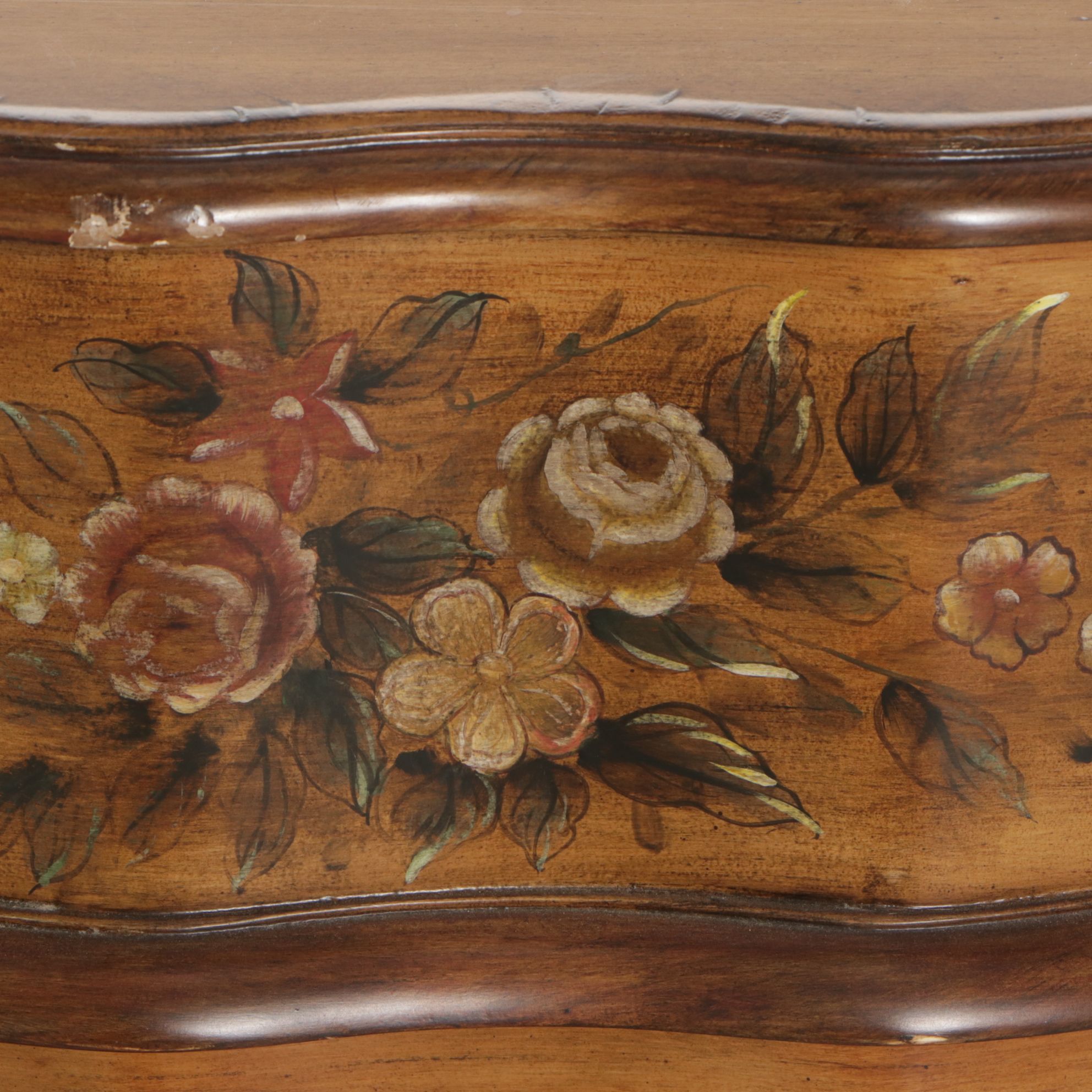 French Provincial Style Hand-Decorated Writing Desk