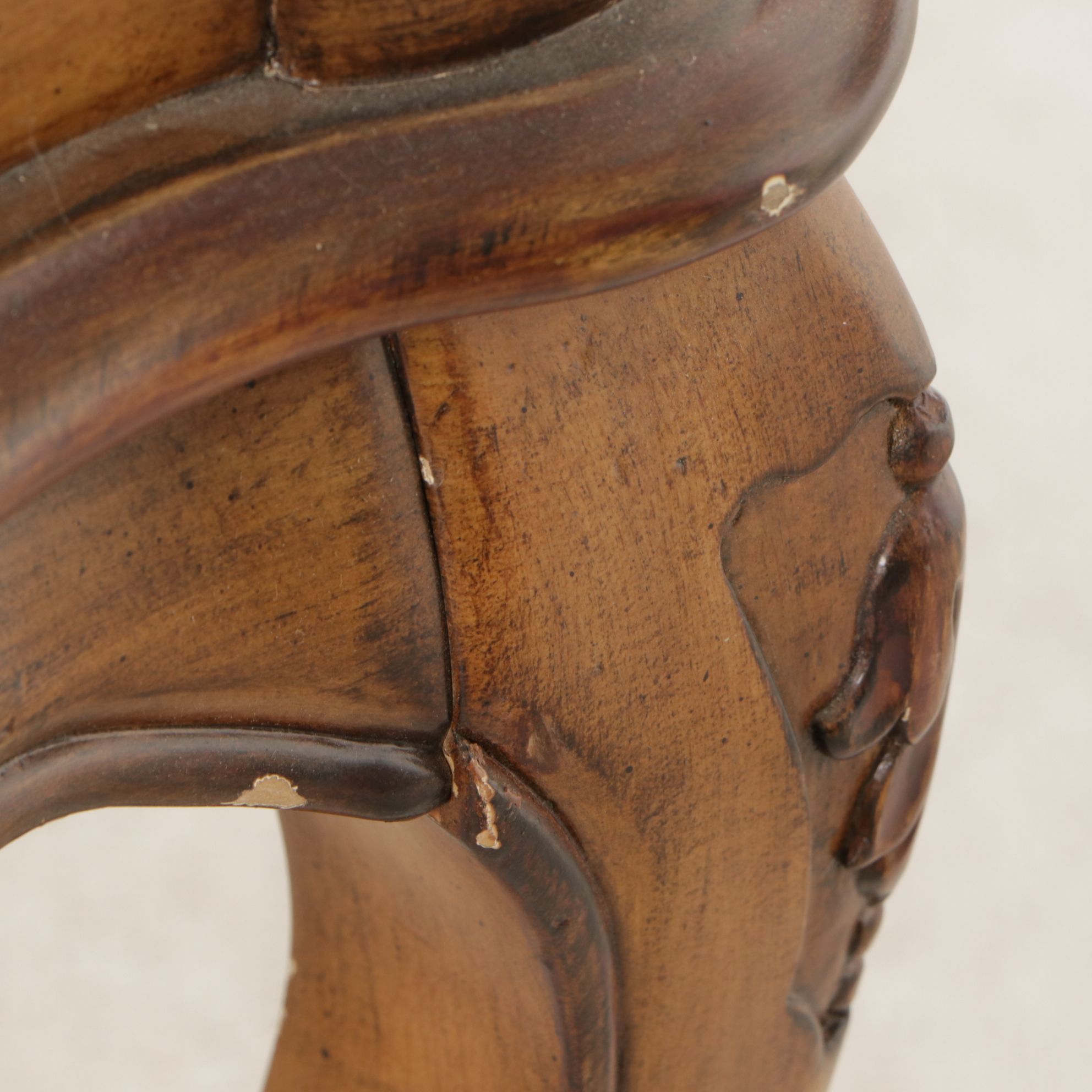 French Provincial Style Hand-Decorated Writing Desk