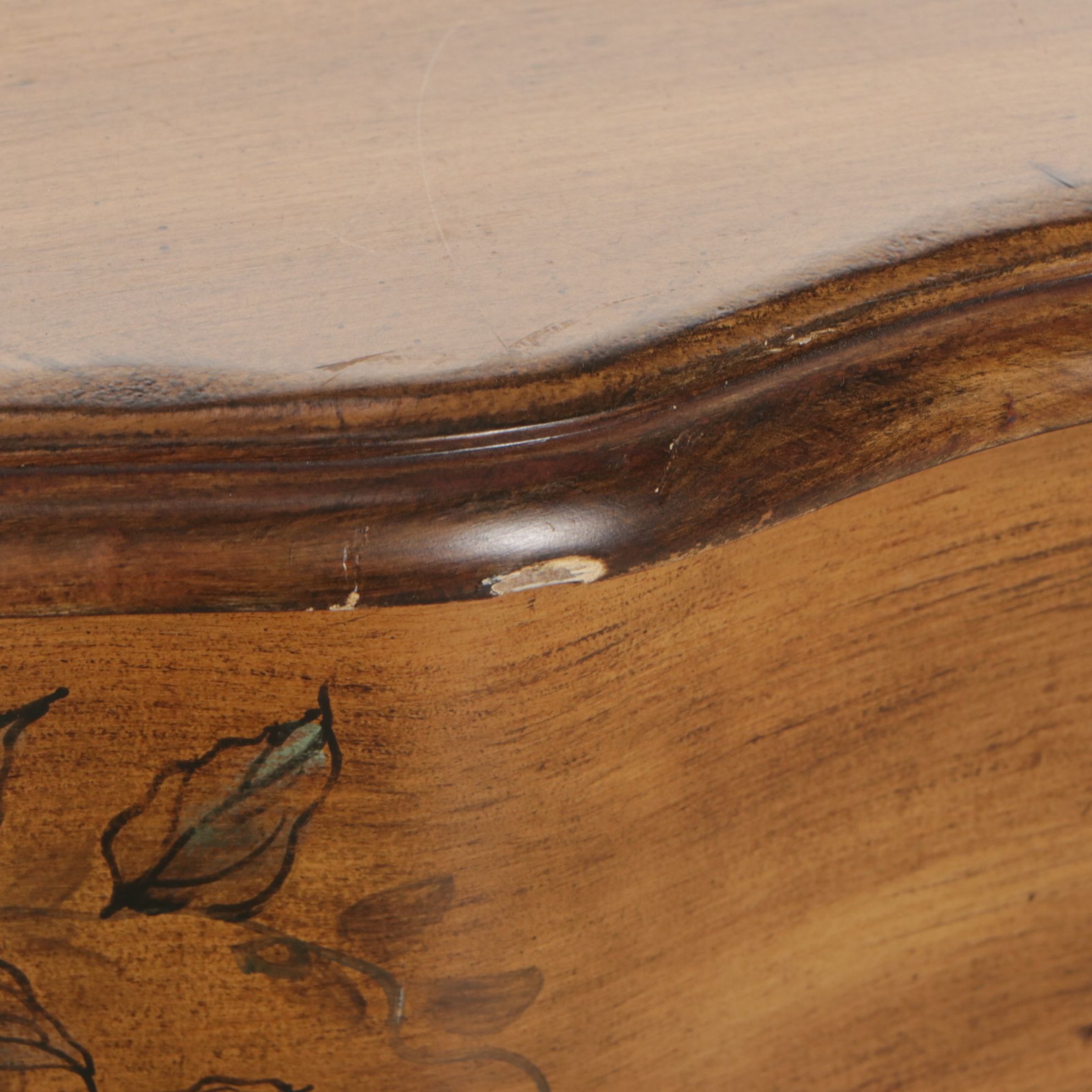 French Provincial Style Hand-Decorated Writing Desk