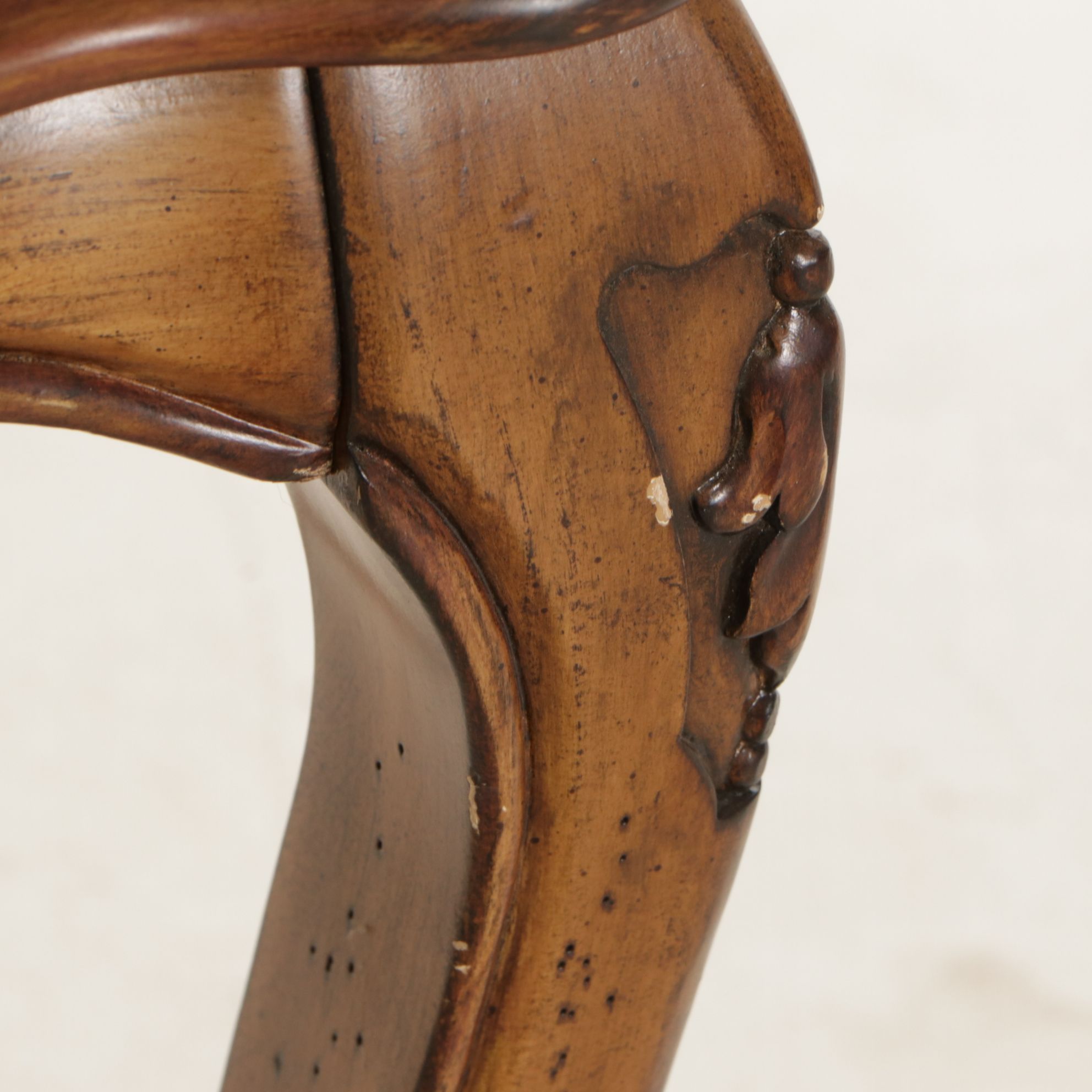 French Provincial Style Hand-Decorated Writing Desk