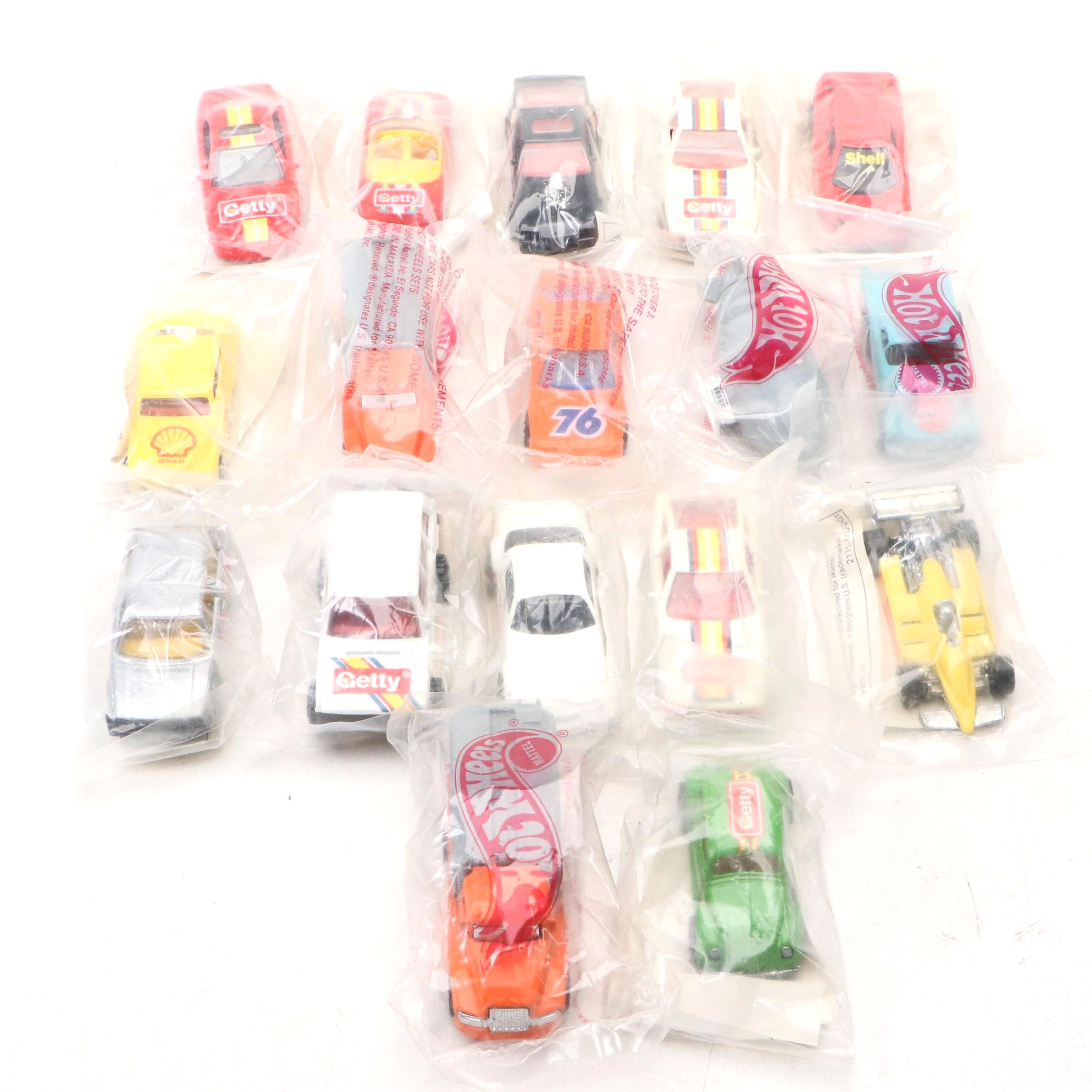 Hot Wheels "Gulf," "Getty" and More Toy Cars, Late 20th Century