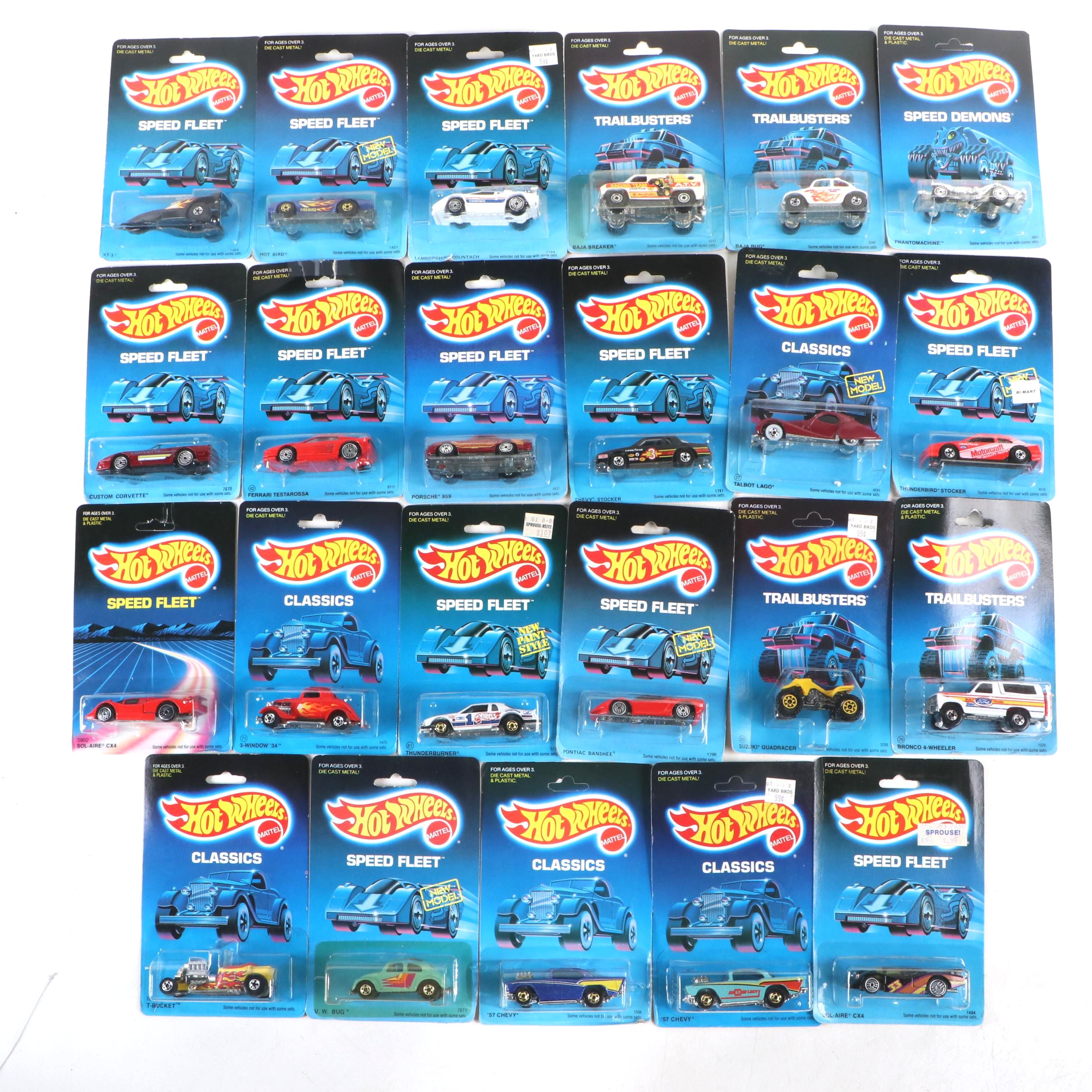 Hot Wheels "Lamborghini Countach," "Chevy Stocker" and More Toy Cars, 1980s