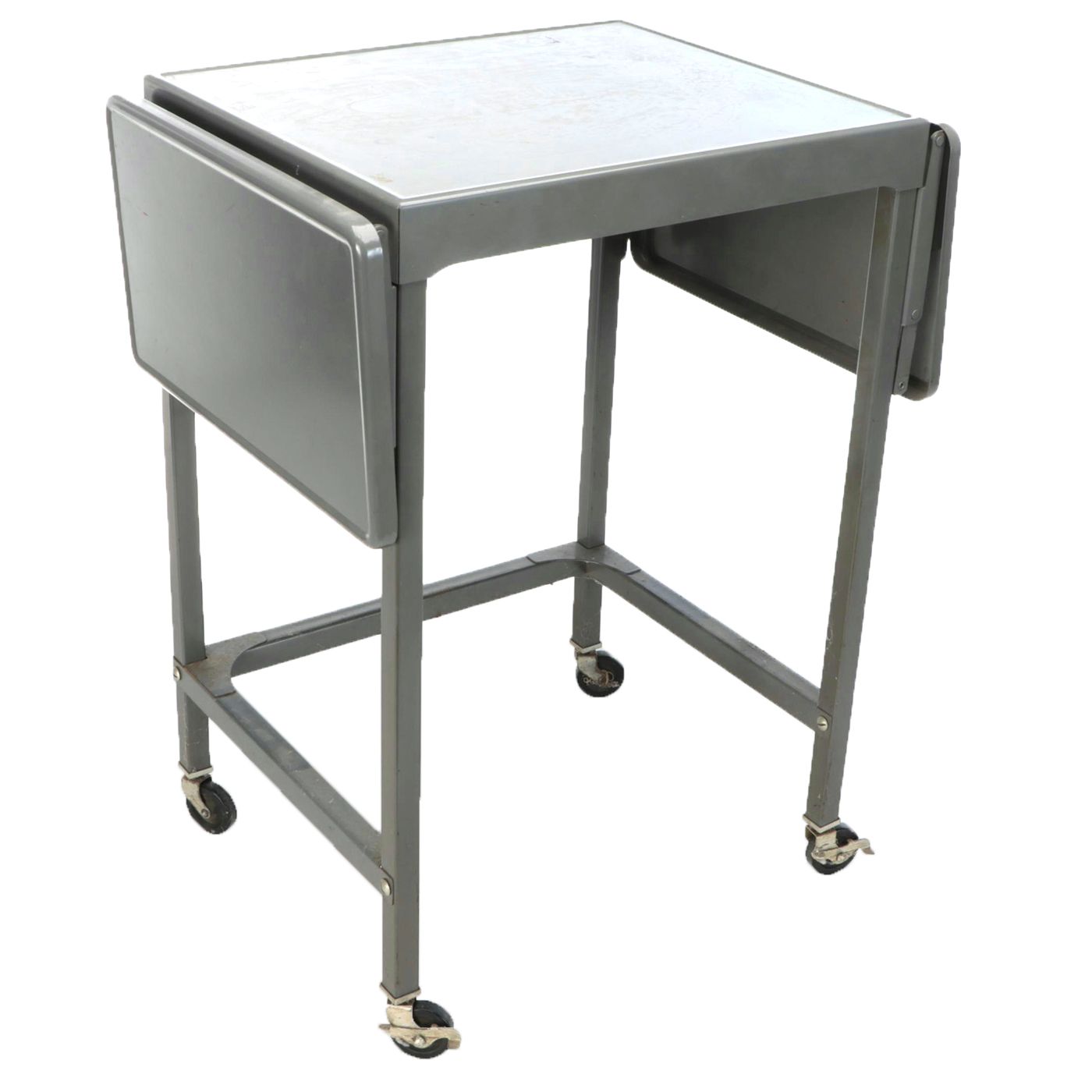 Tiffany Stand Co. Grey Enameled Metal Stand