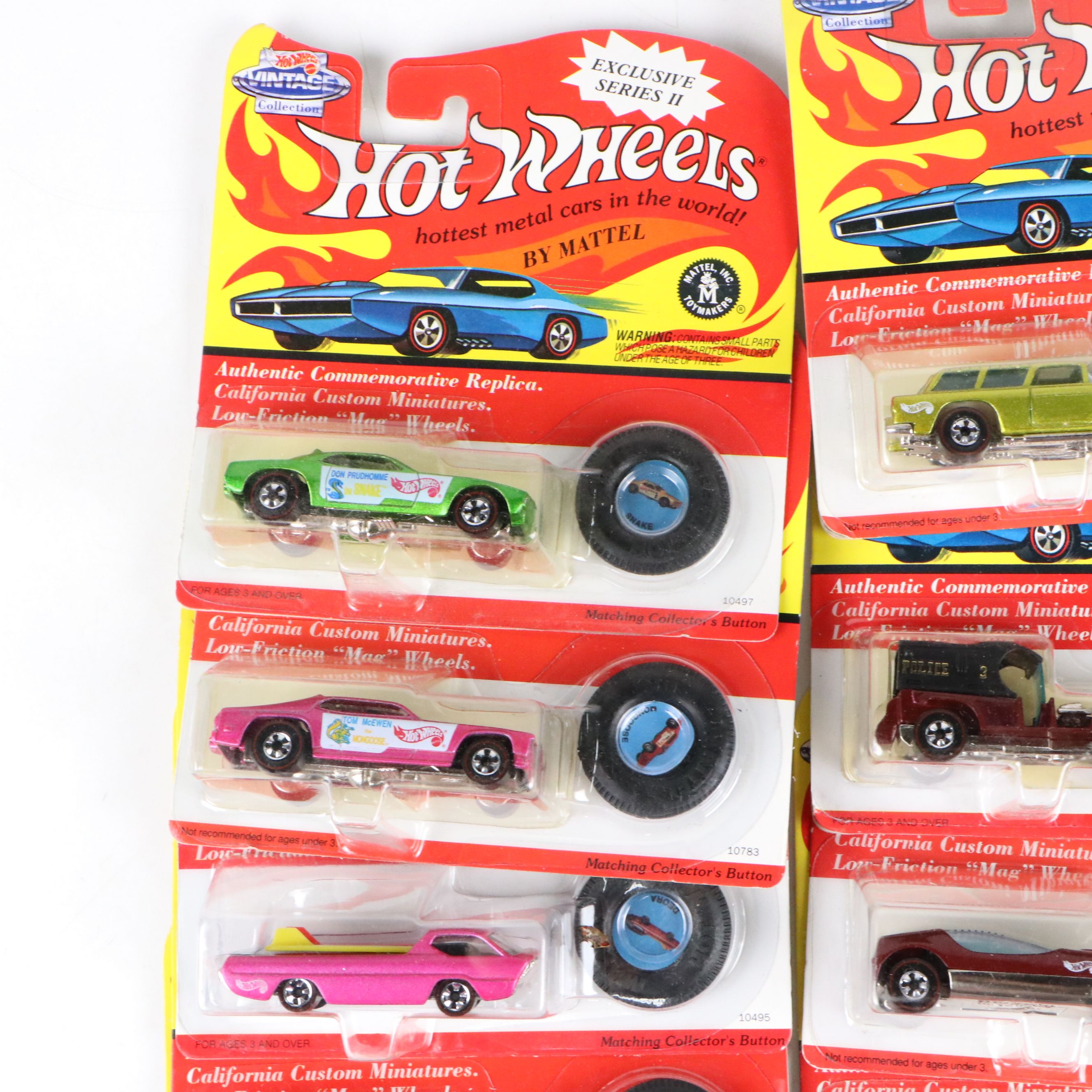 Hot Wheels "Classic Nomad," "Paddy Wagon" and More Vintage Collection Cars, 1993