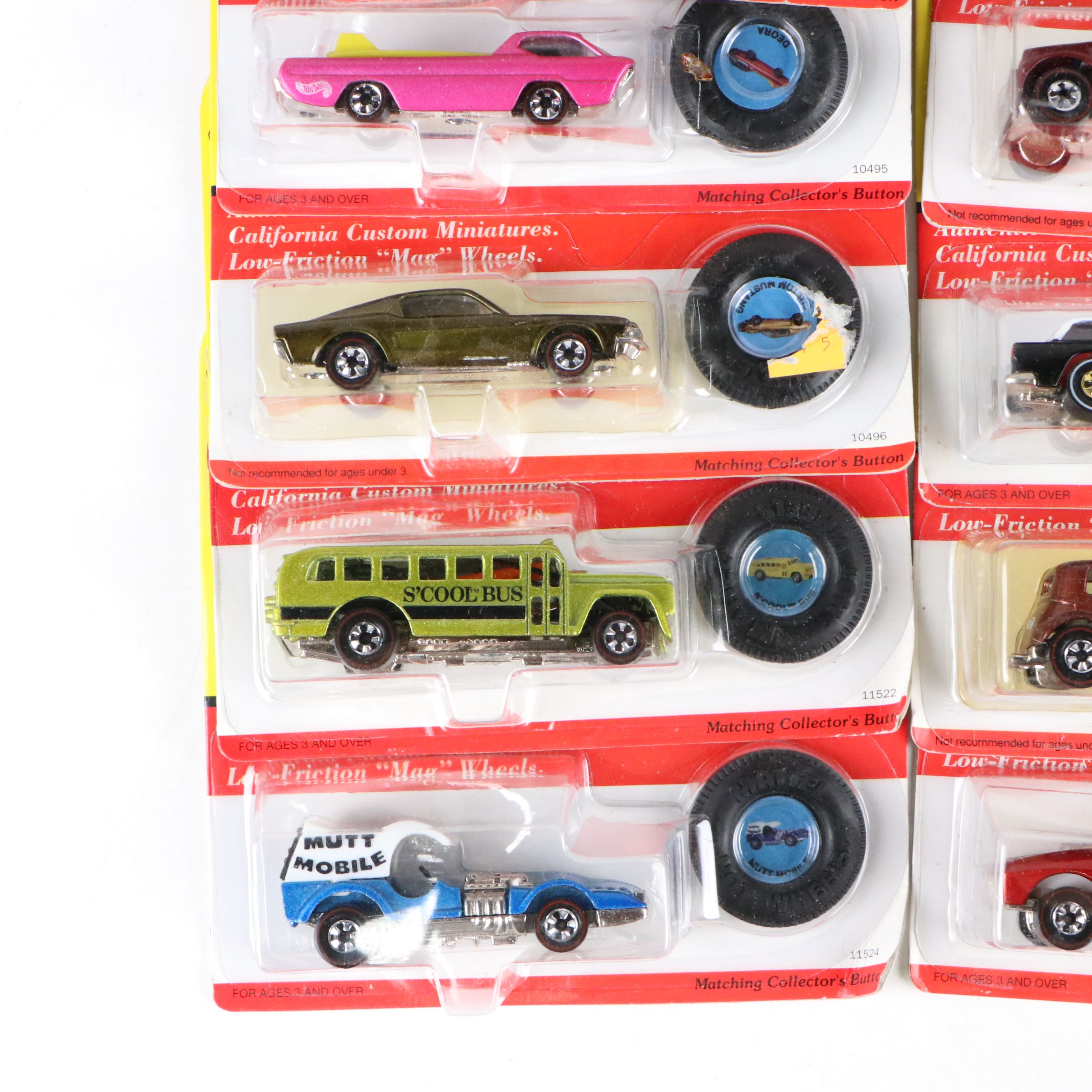 Hot Wheels "Classic Nomad," "Paddy Wagon" and More Vintage Collection Cars, 1993
