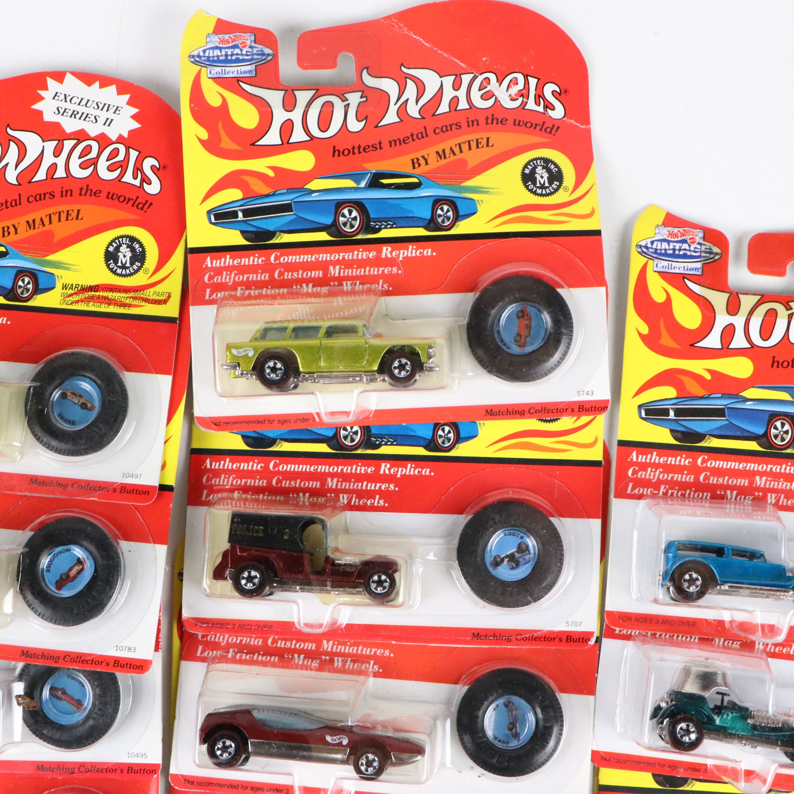 Hot Wheels "Classic Nomad," "Paddy Wagon" and More Vintage Collection Cars, 1993