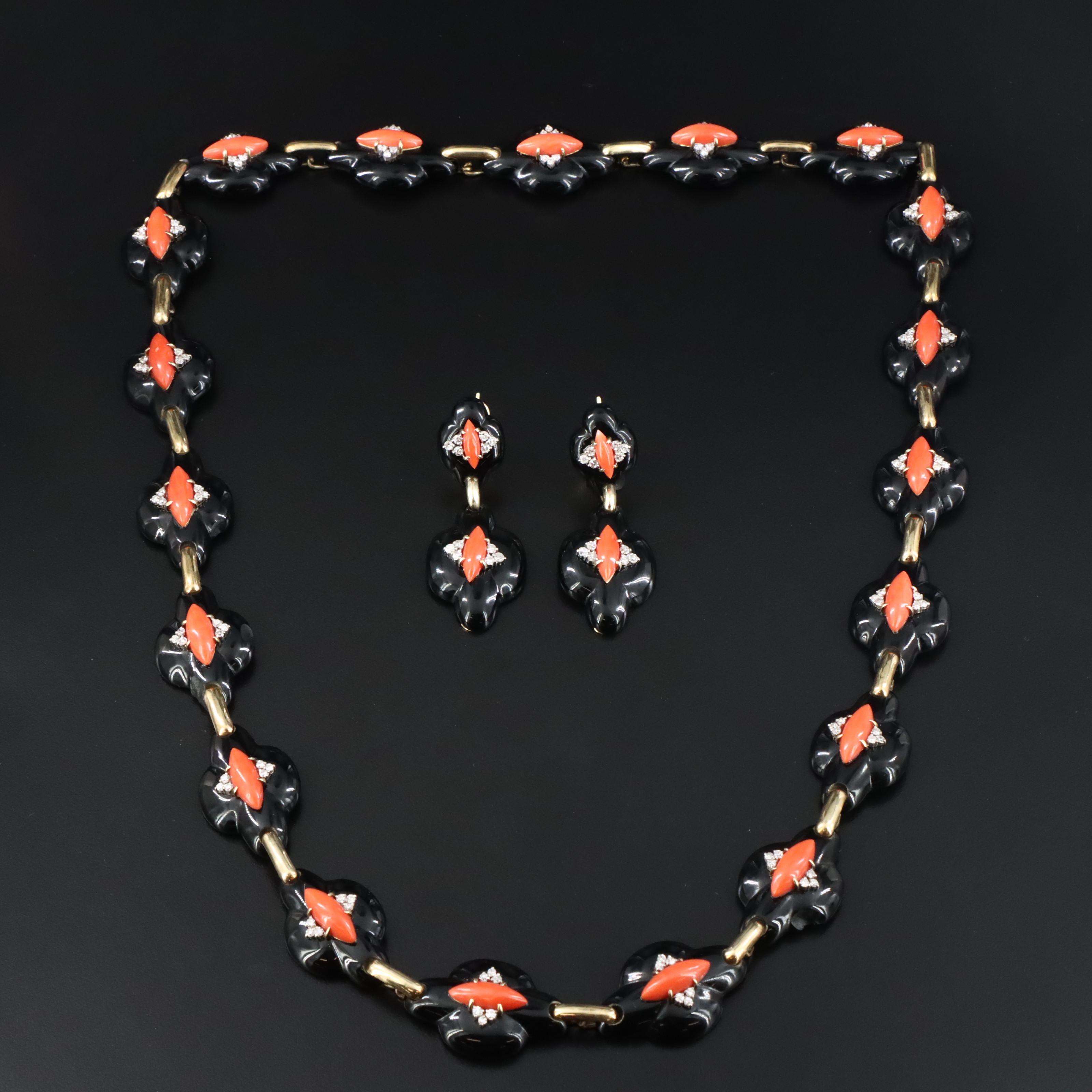 Elizabeth Taylor's Personal Collection 14K Gemstone and 3.03 CTW Diamond Set