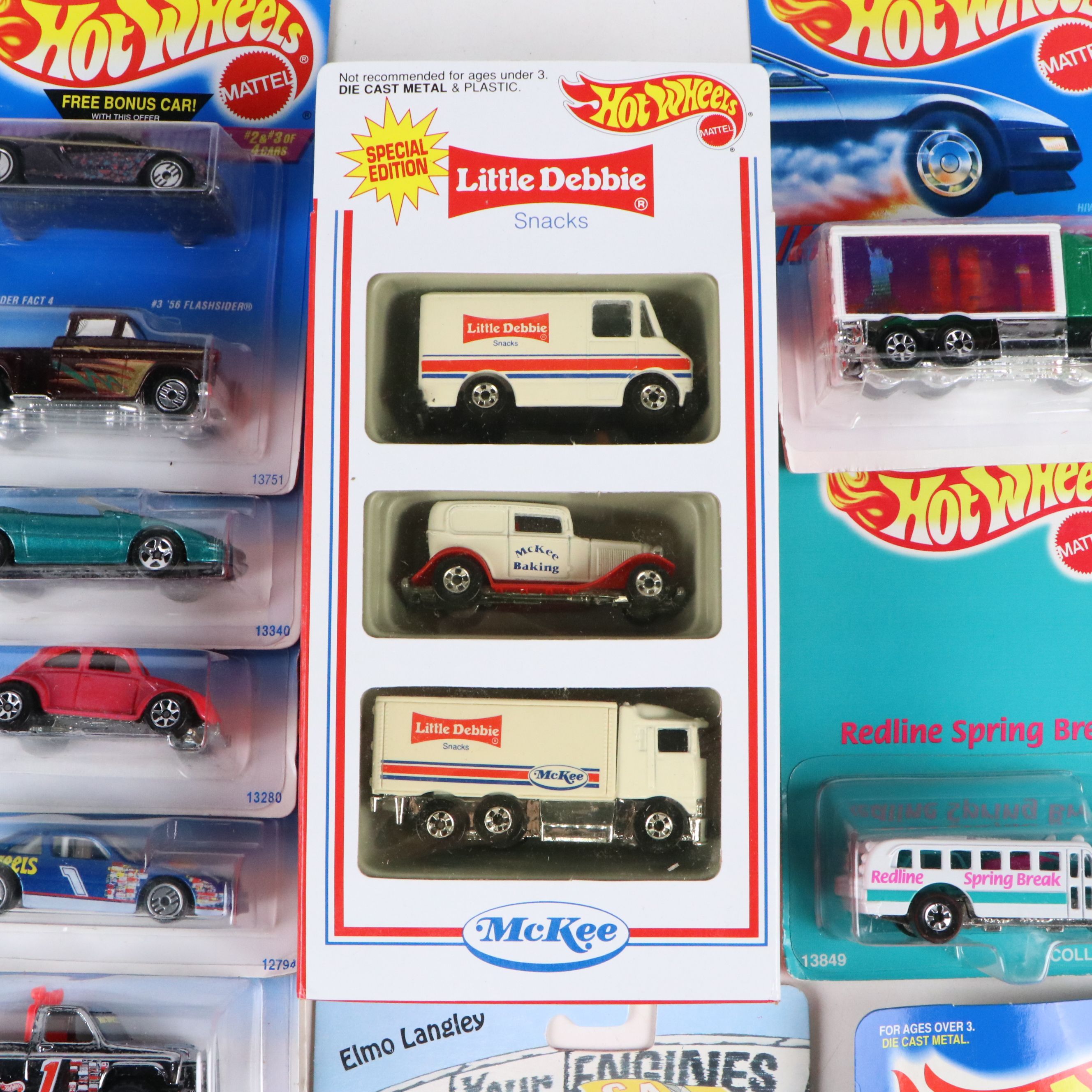 Hot Wheels "Redline Spring Break," "Twin Mill II" and More Toy Cars, 1990s