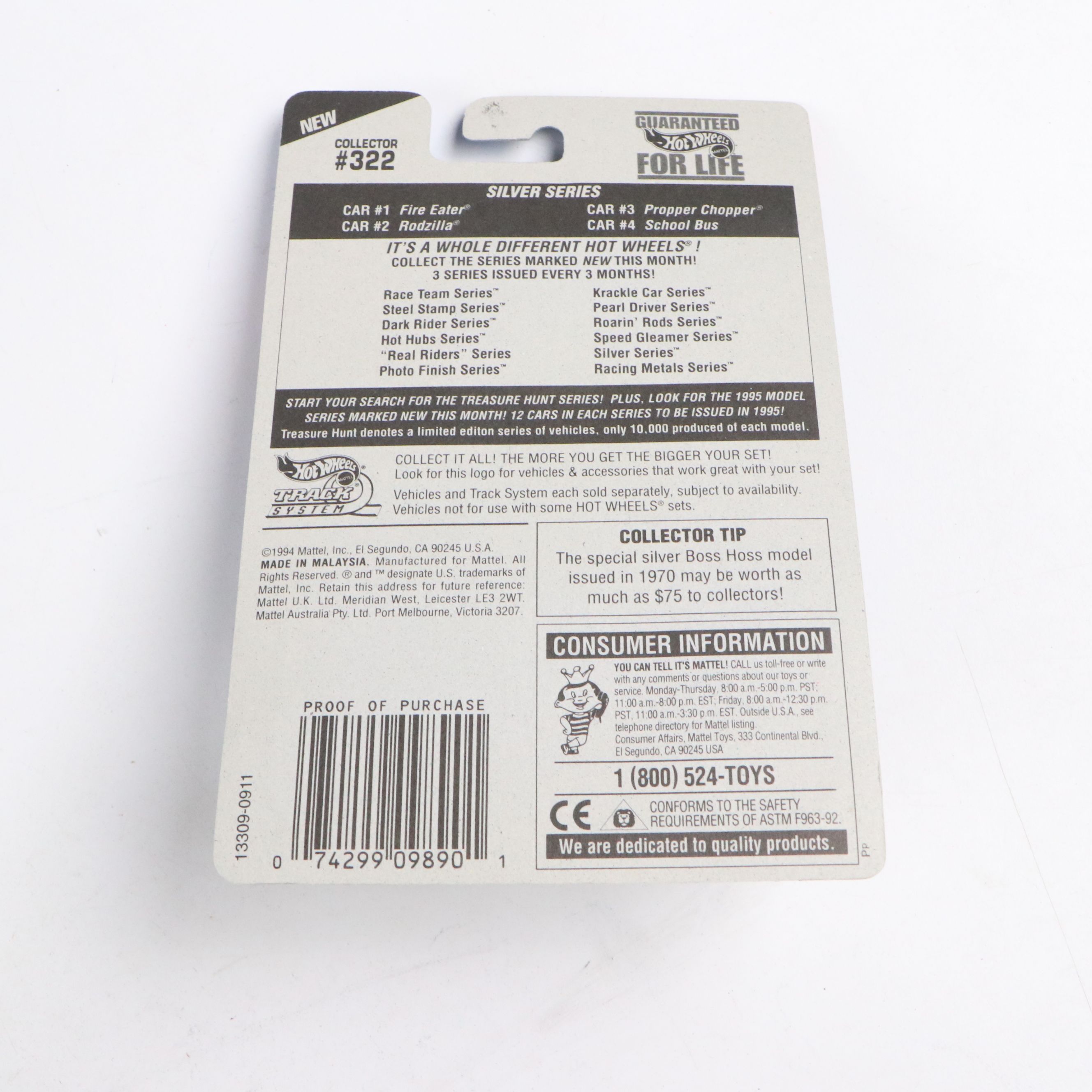 Hot Wheels "Redline Spring Break," "Twin Mill II" and More Toy Cars, 1990s