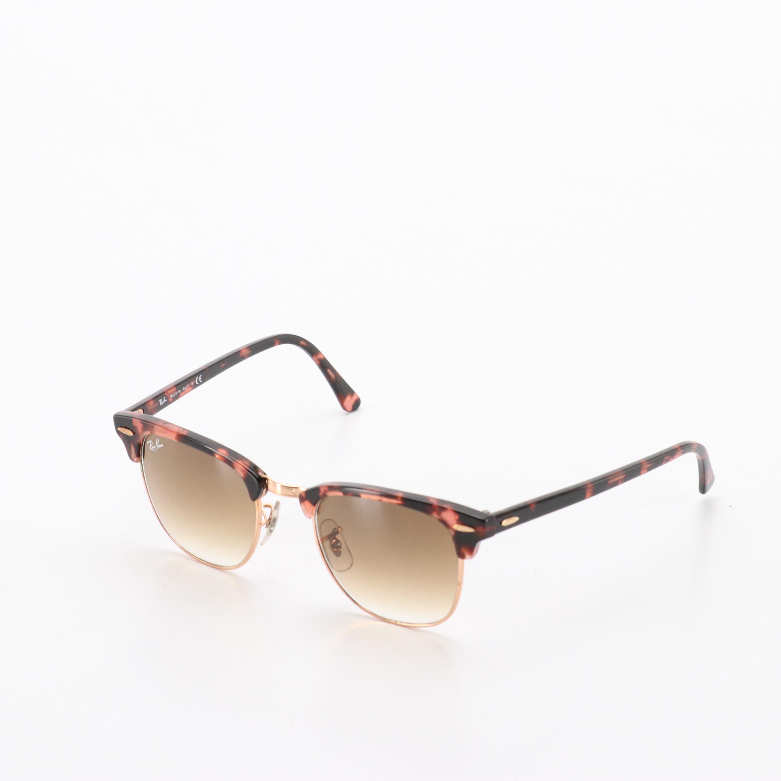 Ray-Ban RB 3016 Clubmaster 1337/51 Havana Sunglasses in Case