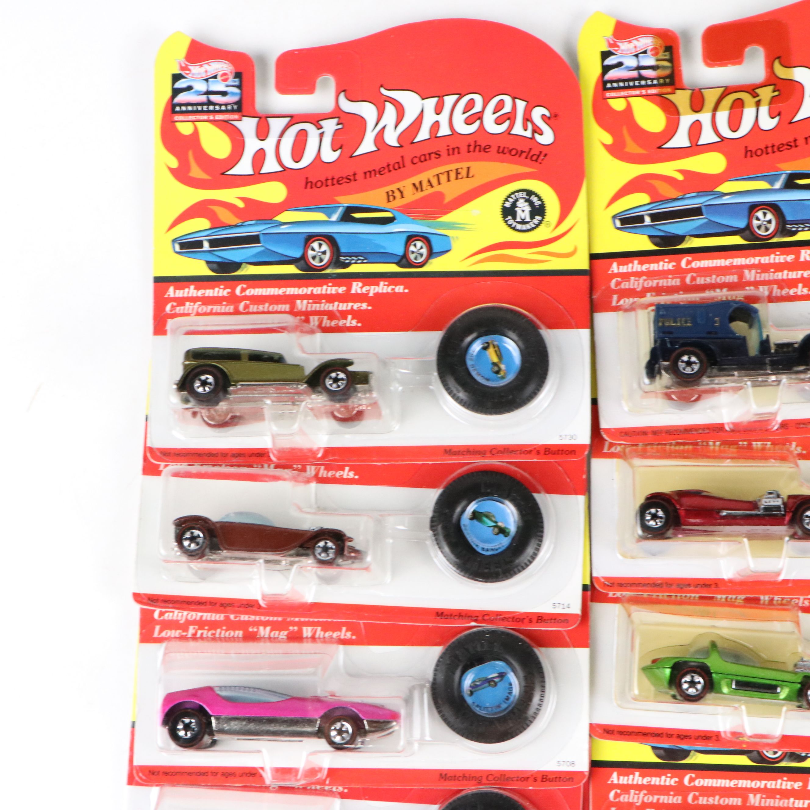 Hot Wheels 25th Anniversary Collector's Edition and More Cars, 1992–1993