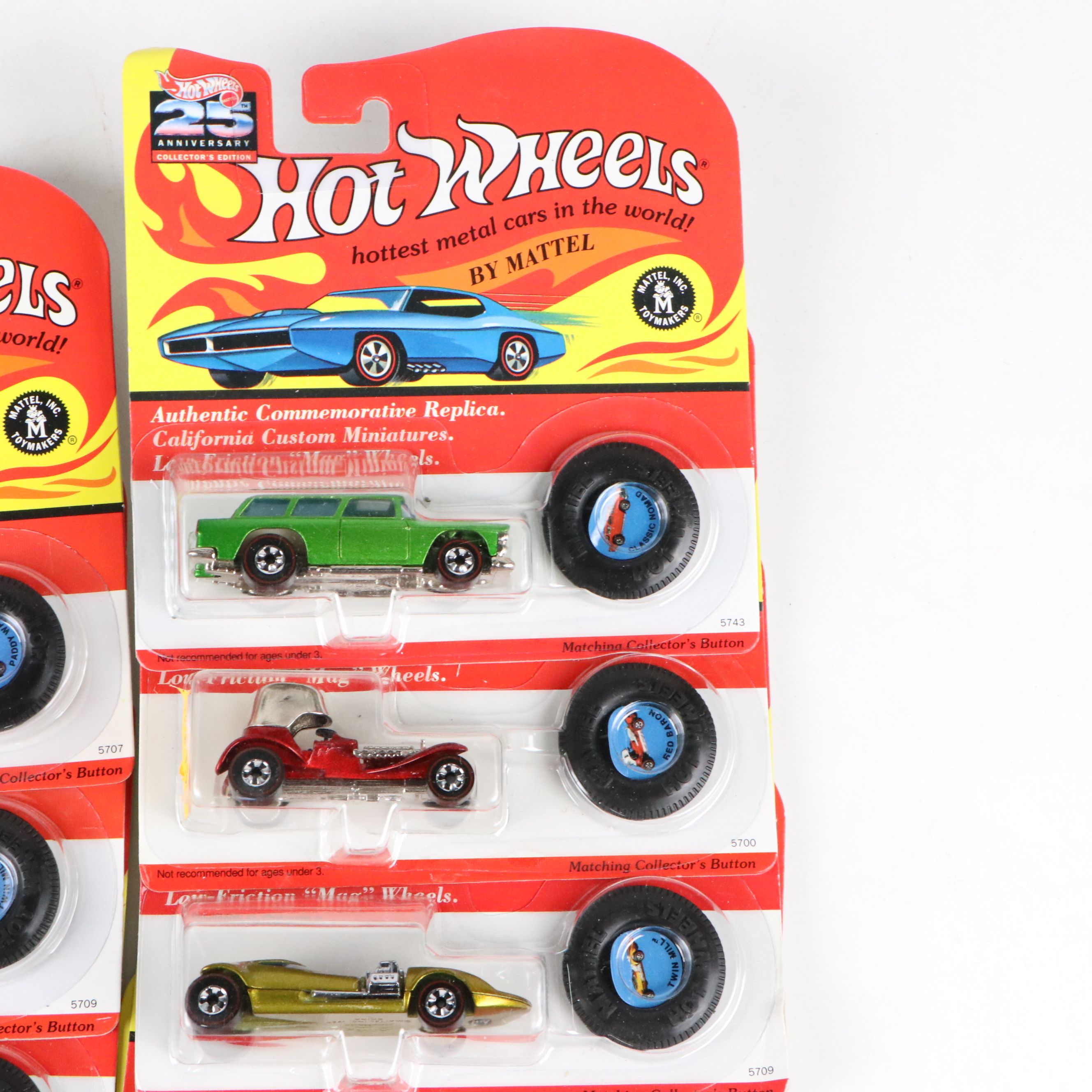 Hot Wheels 25th Anniversary Collector's Edition and More Cars, 1992–1993