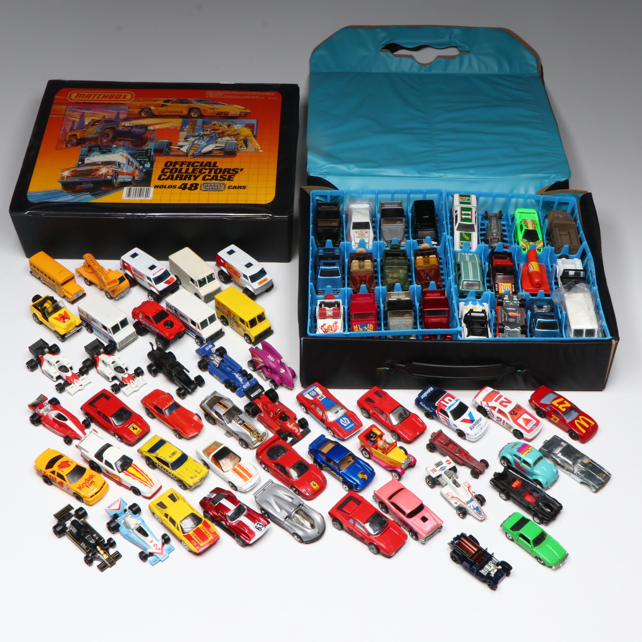 Hot Wheels "Corvette Stingray," "Formula 5000" and More Toy Cars in Cases