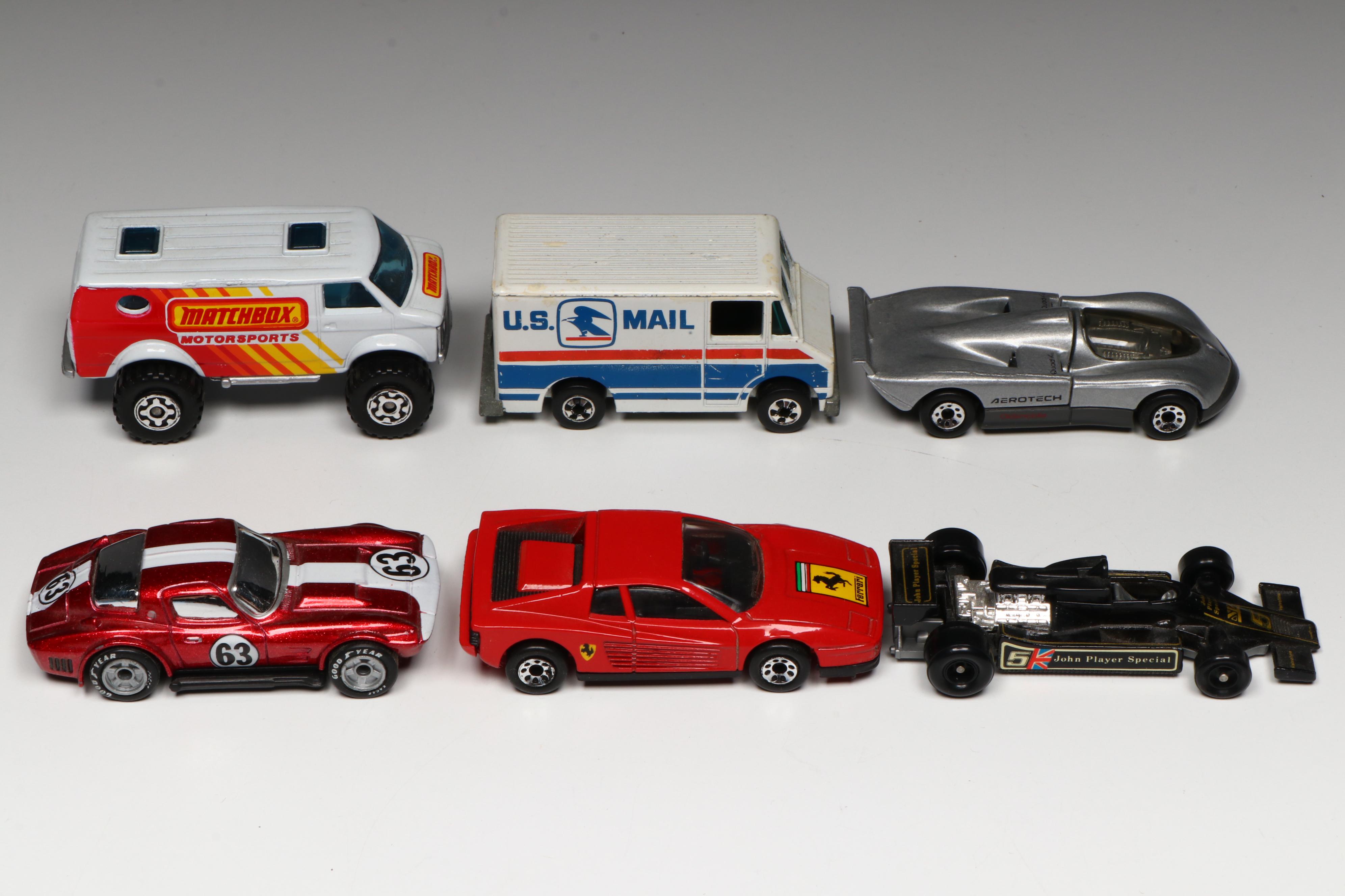 Hot Wheels "Corvette Stingray," "Formula 5000" and More Toy Cars in Cases