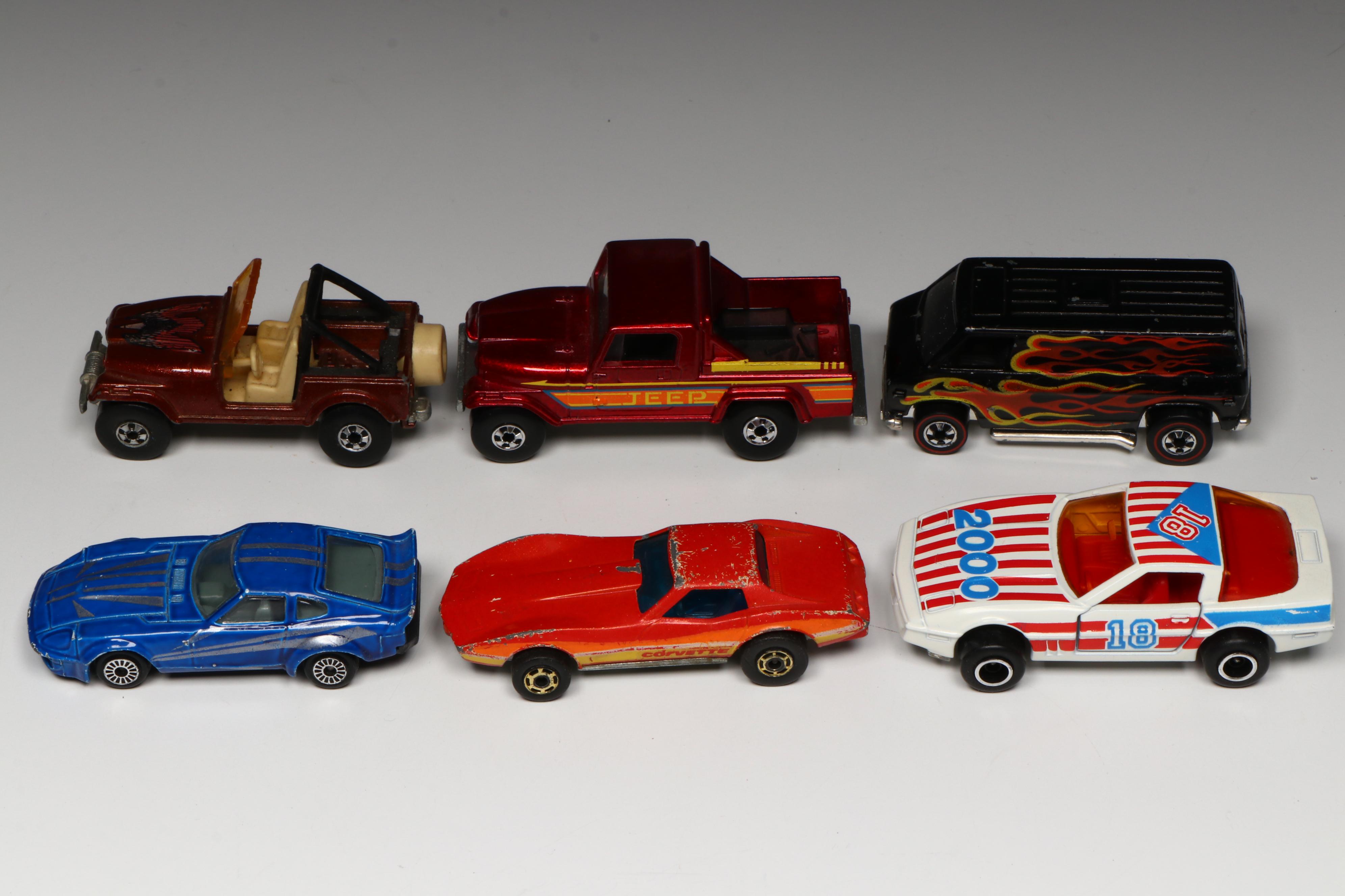 Hot Wheels "Corvette Stingray," "Formula 5000" and More Toy Cars in Cases