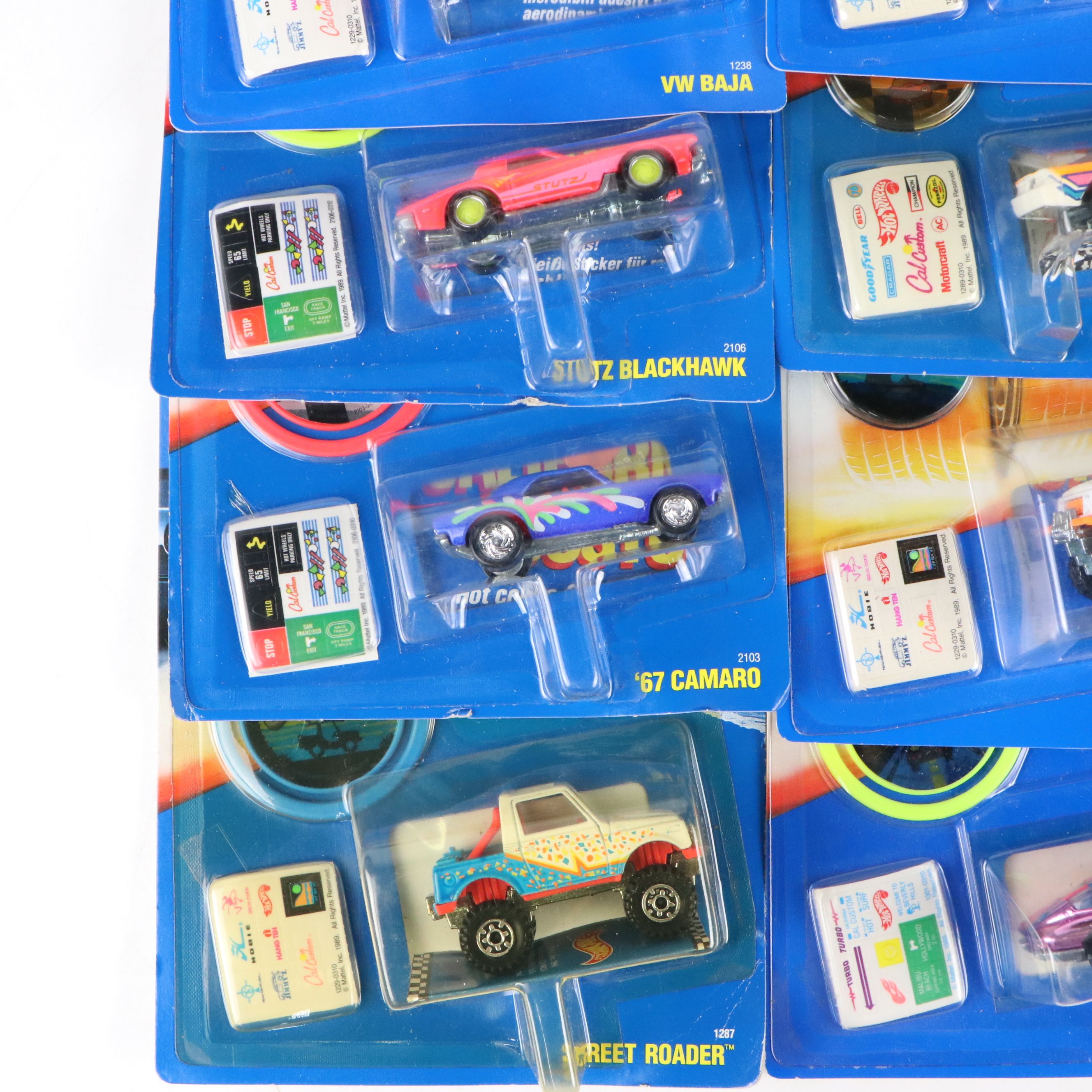 Hot Wheels "Corvette Funny Car" and More California Custom Cars, 1989