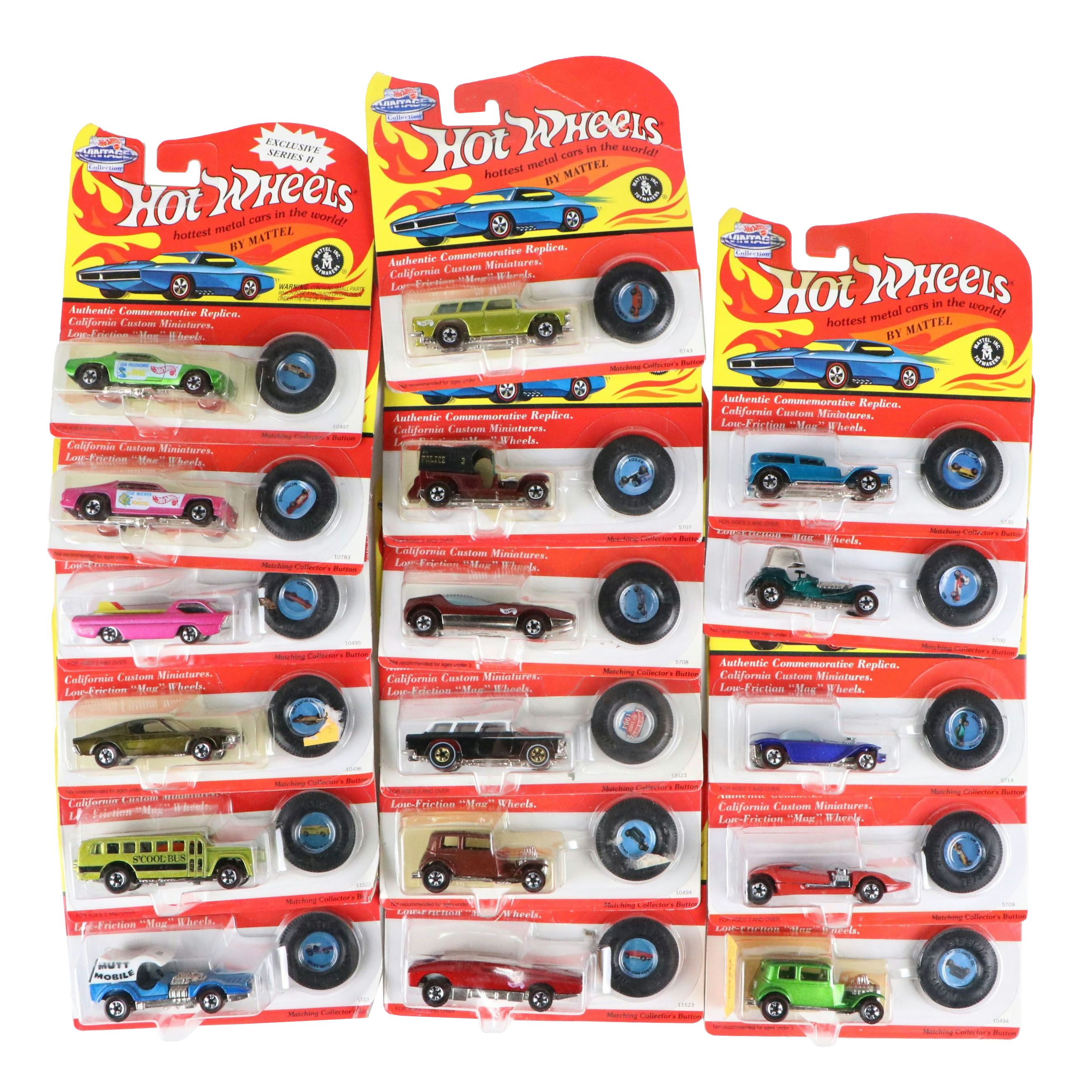 Hot Wheels "Classic Nomad," "Paddy Wagon" and More Vintage Collection Cars, 1993