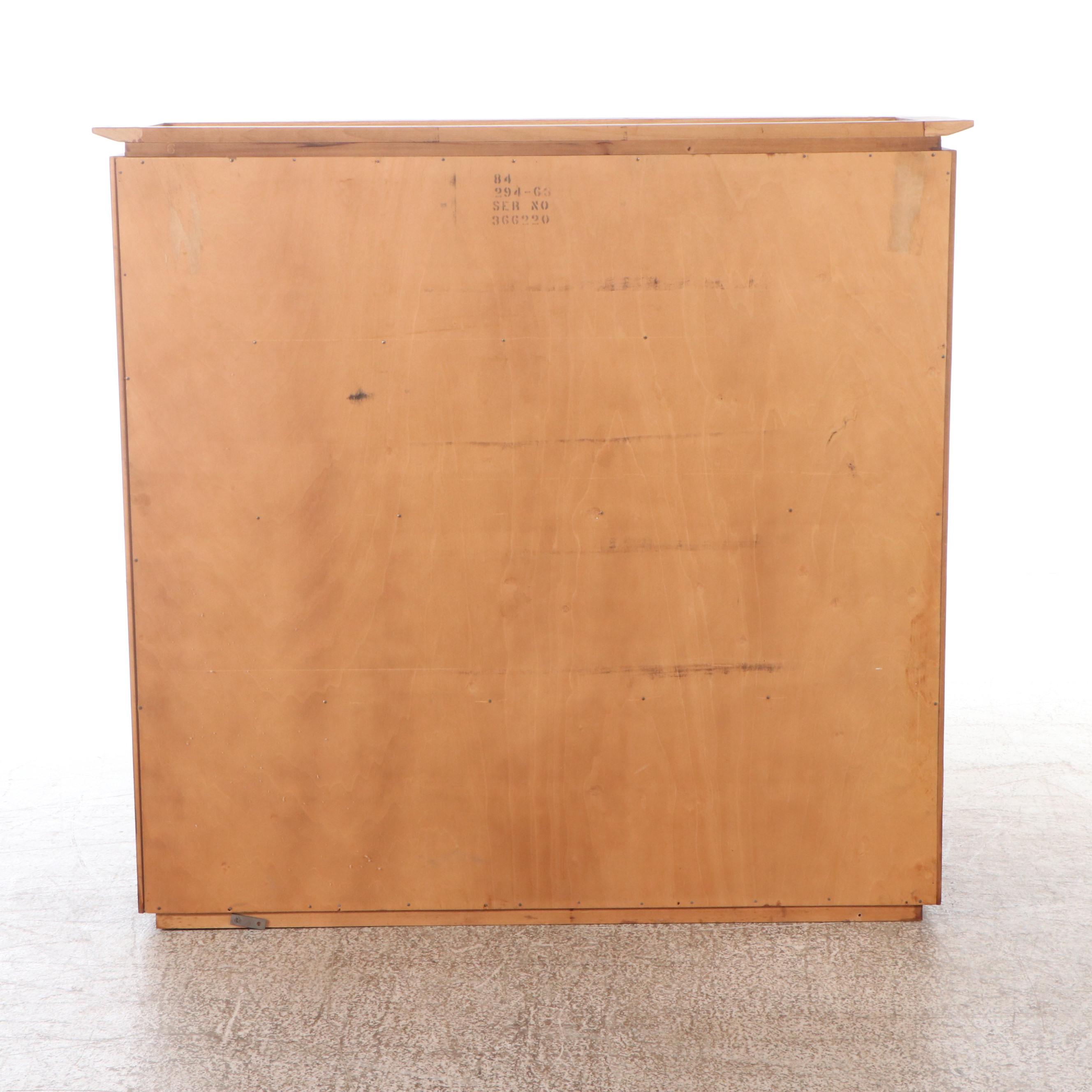 Lane Mid Century Modern Style Walnut China Cabinet