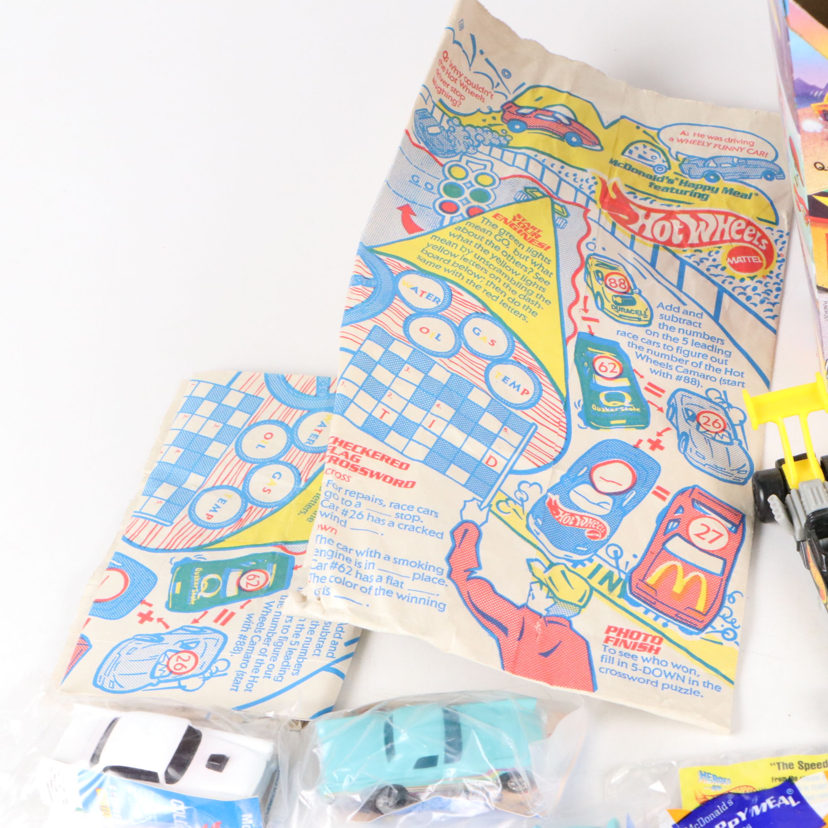 Hot Wheels McDonald's "Racing Series" with California Customs and More Cars