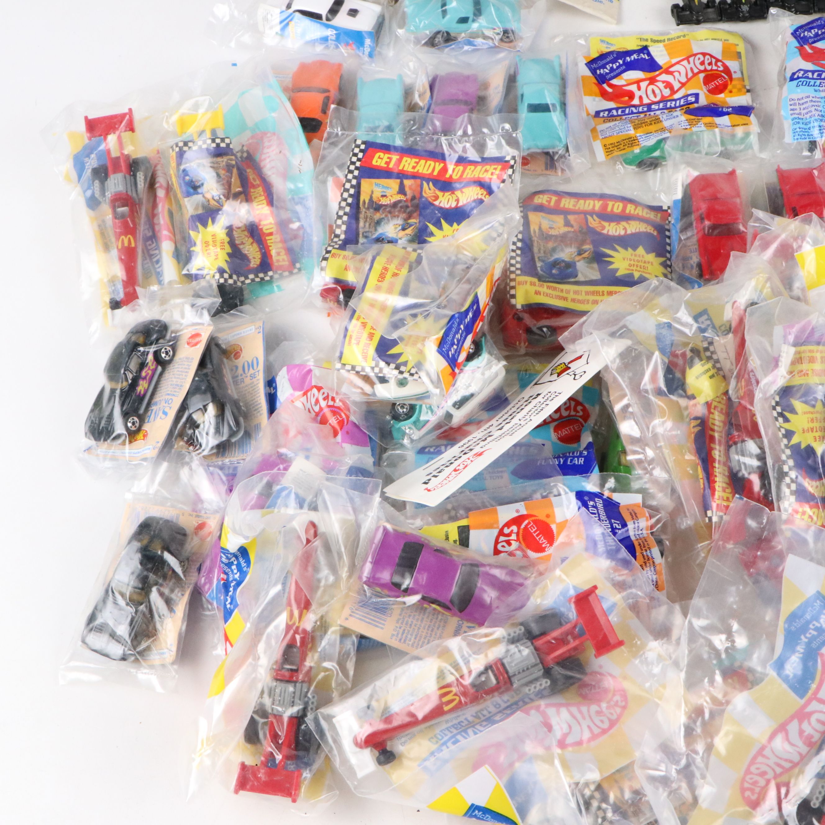 Hot Wheels McDonald's "Racing Series" with California Customs and More Cars