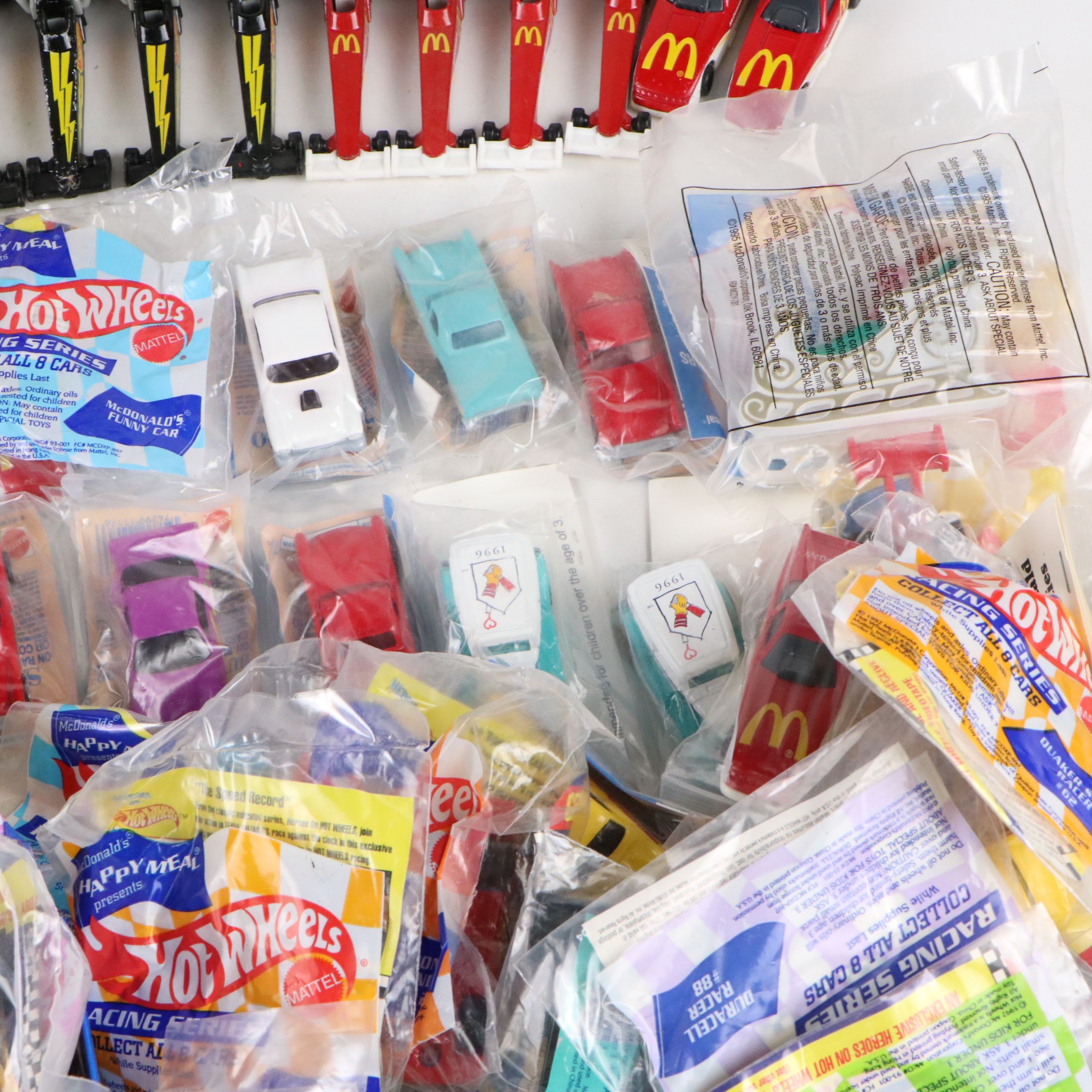 Hot Wheels McDonald's "Racing Series" with California Customs and More Cars