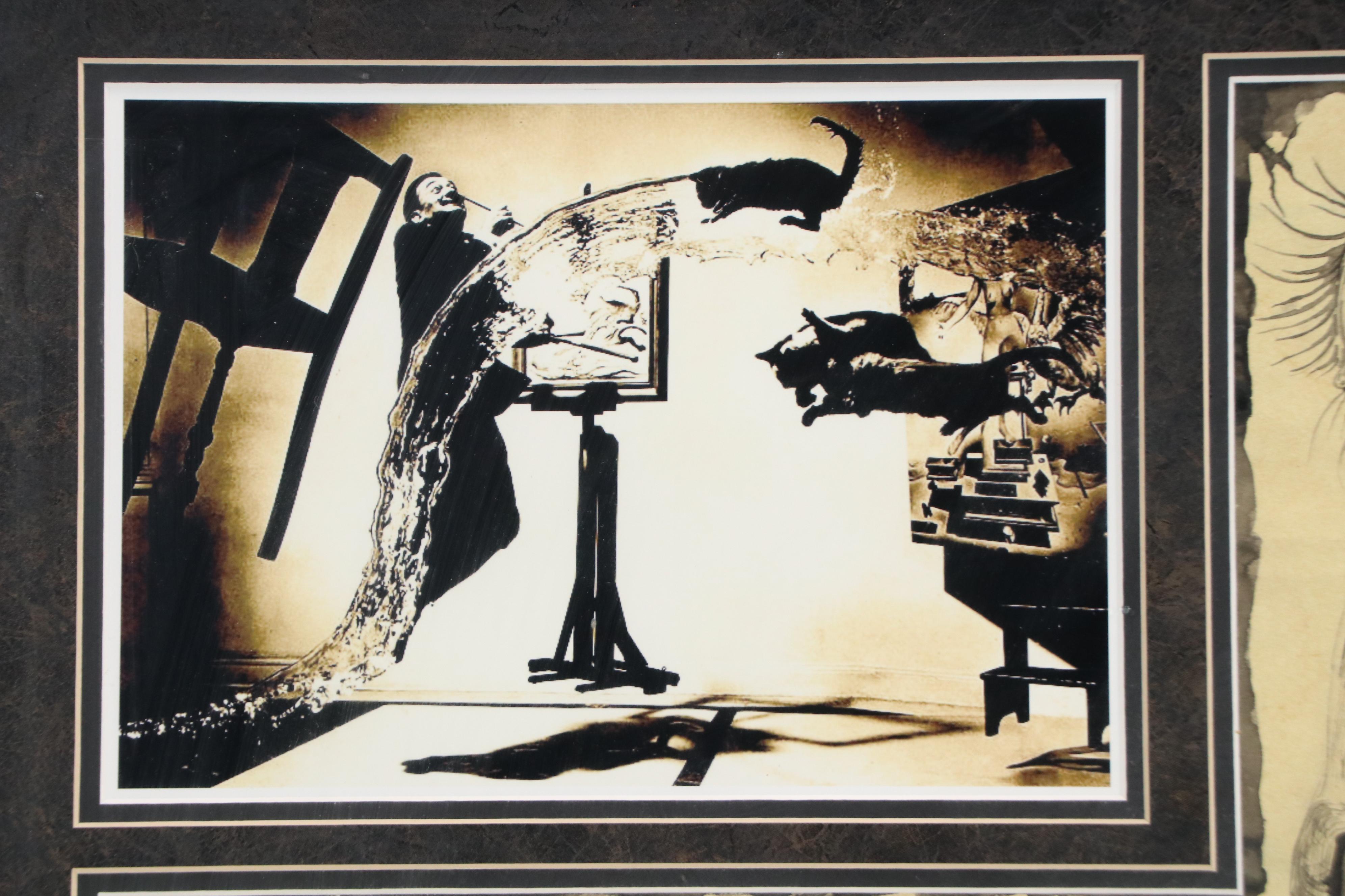 Salvador Dalí Surrealist Ink Drawing, 1949