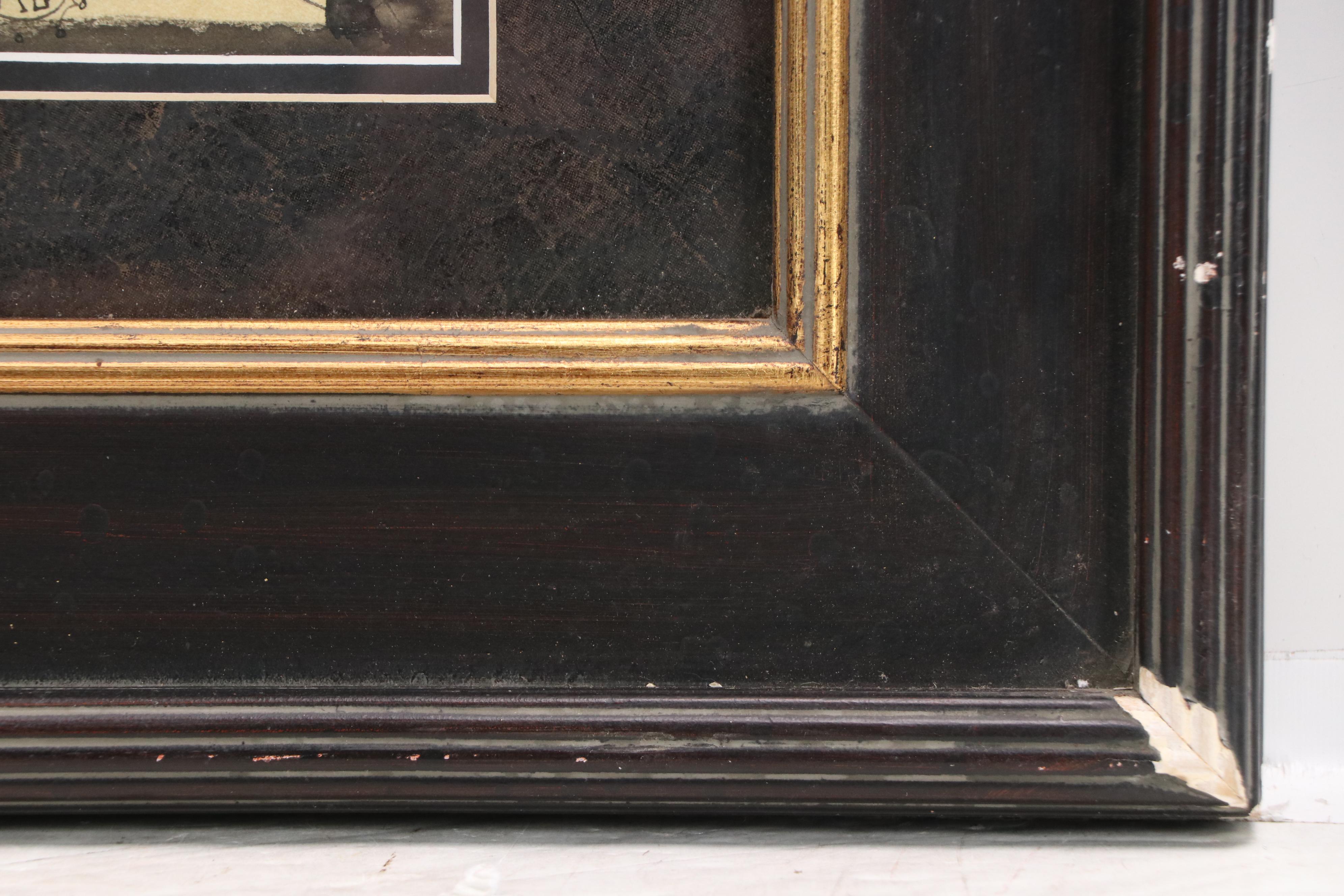 Salvador Dalí Surrealist Ink Drawing, 1949