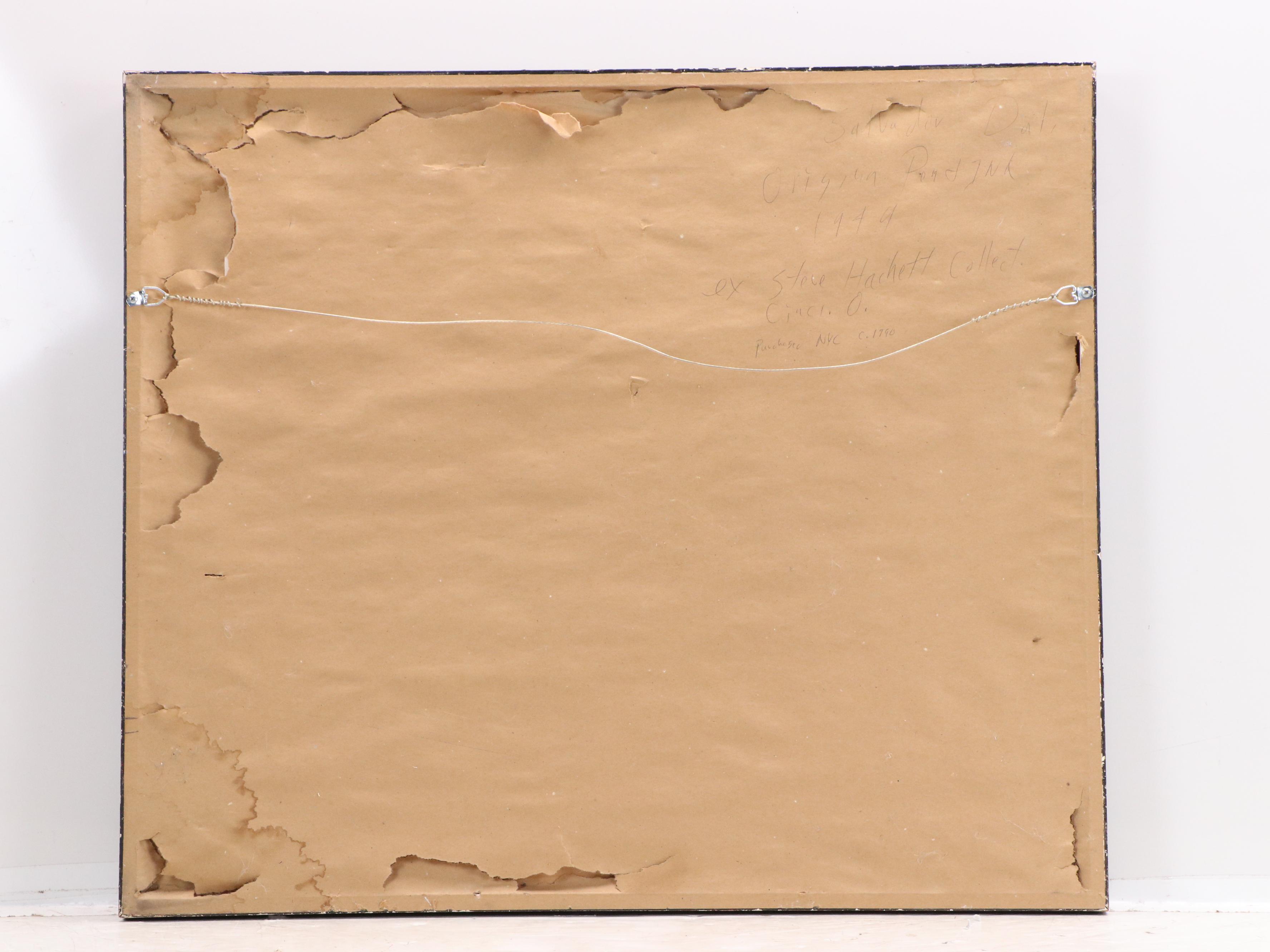 Salvador Dalí Surrealist Ink Drawing, 1949