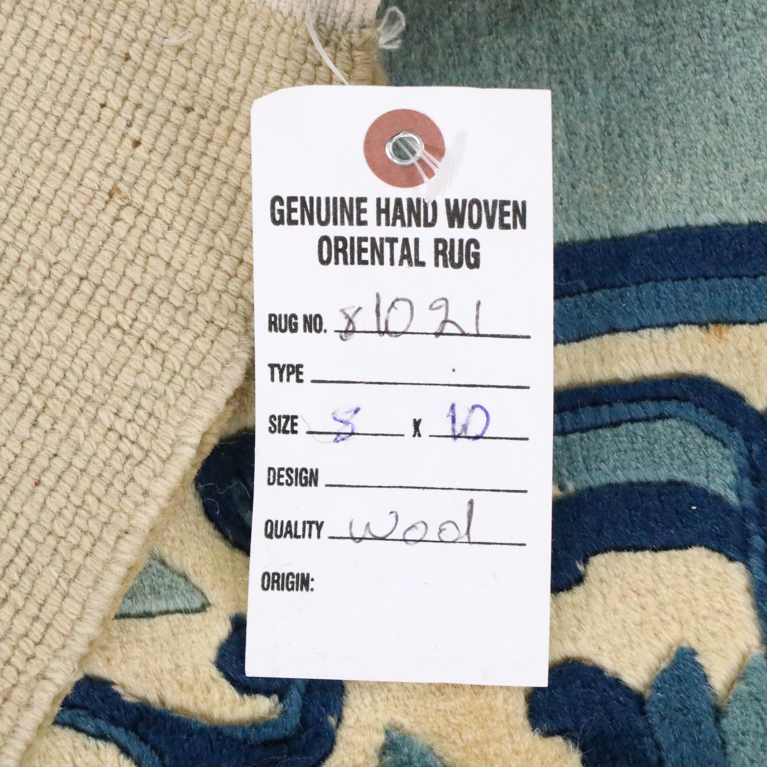 8' x 10'9 Hand-Knotted Chinese Peking Area Rug