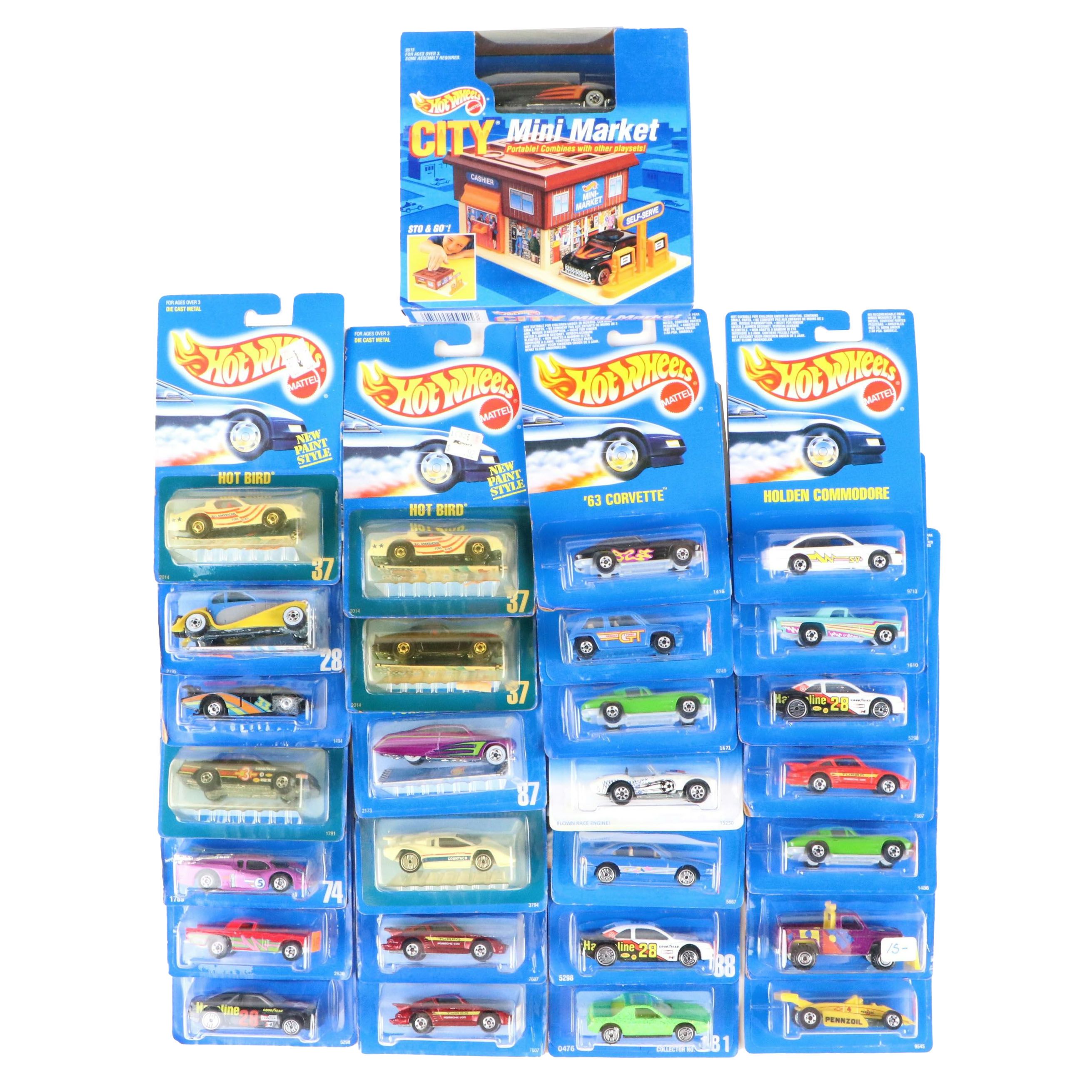 Hot Wheels "City Mini Market," "Hot Bird" and More Toy Cars