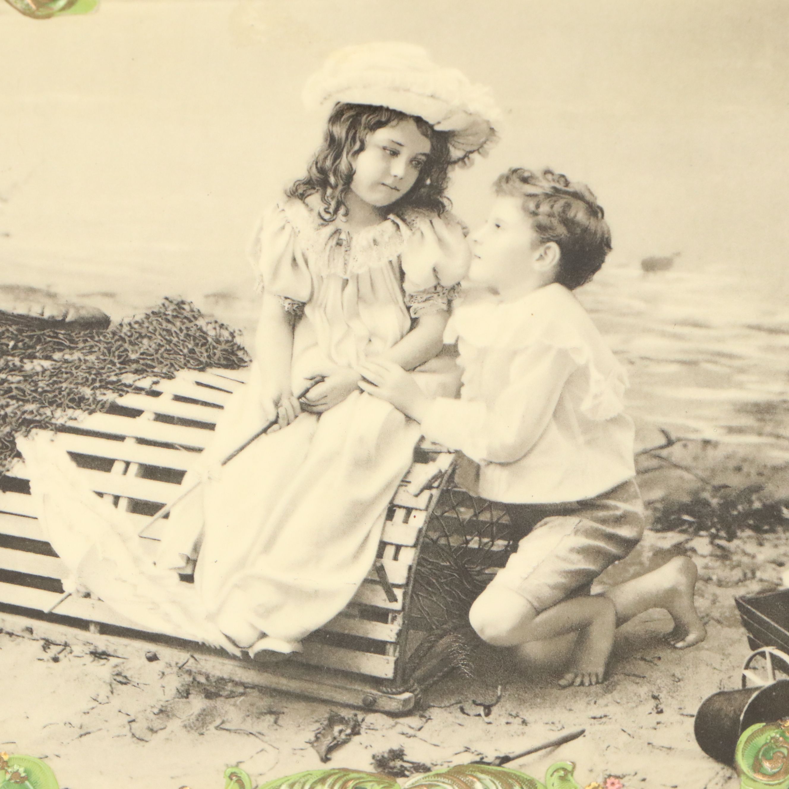 Victorian Photo Album with Cabinet Cards, Late 19th Century