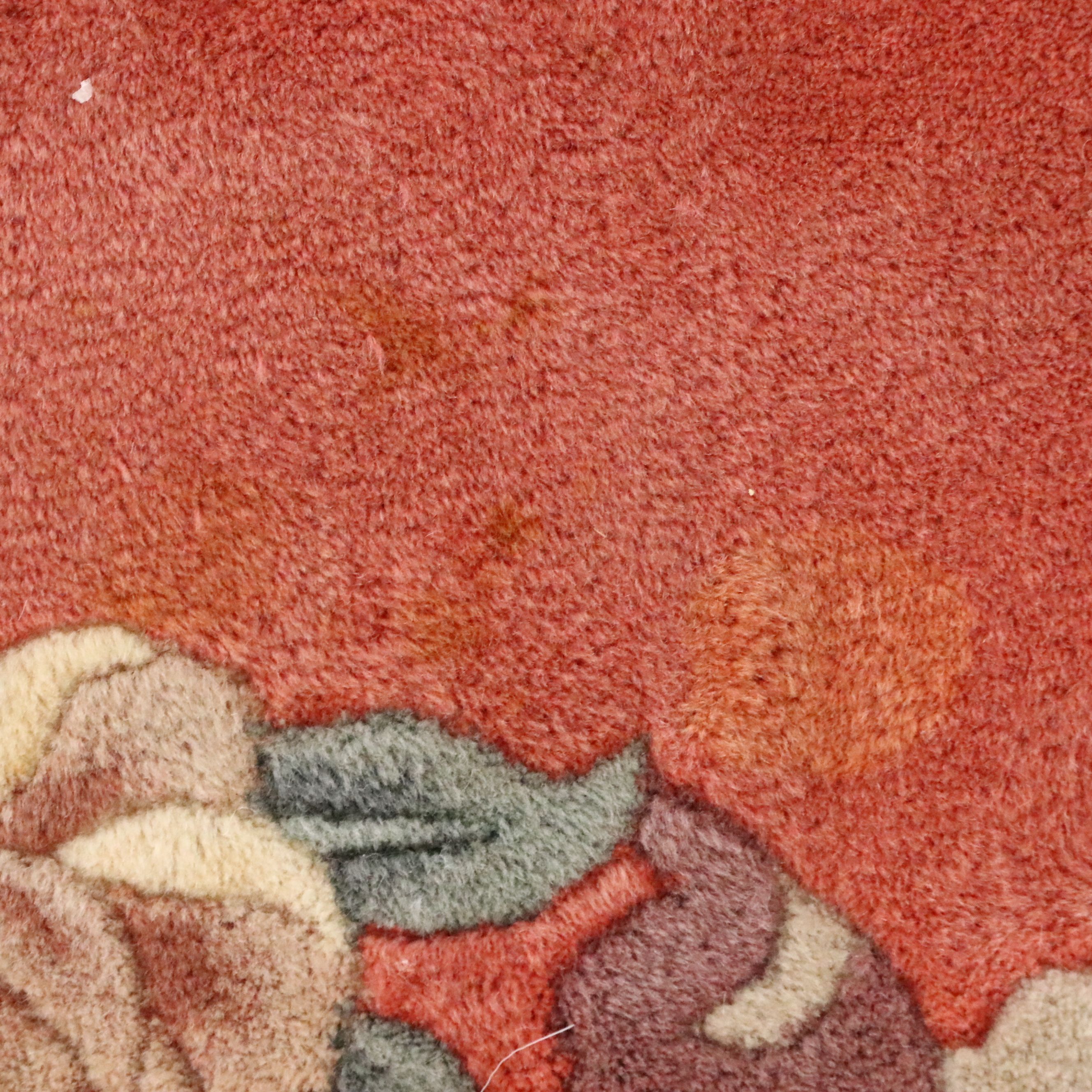 8'2 x 12'6 Hand-Tufted Chinese Peking Room-Sized Rug