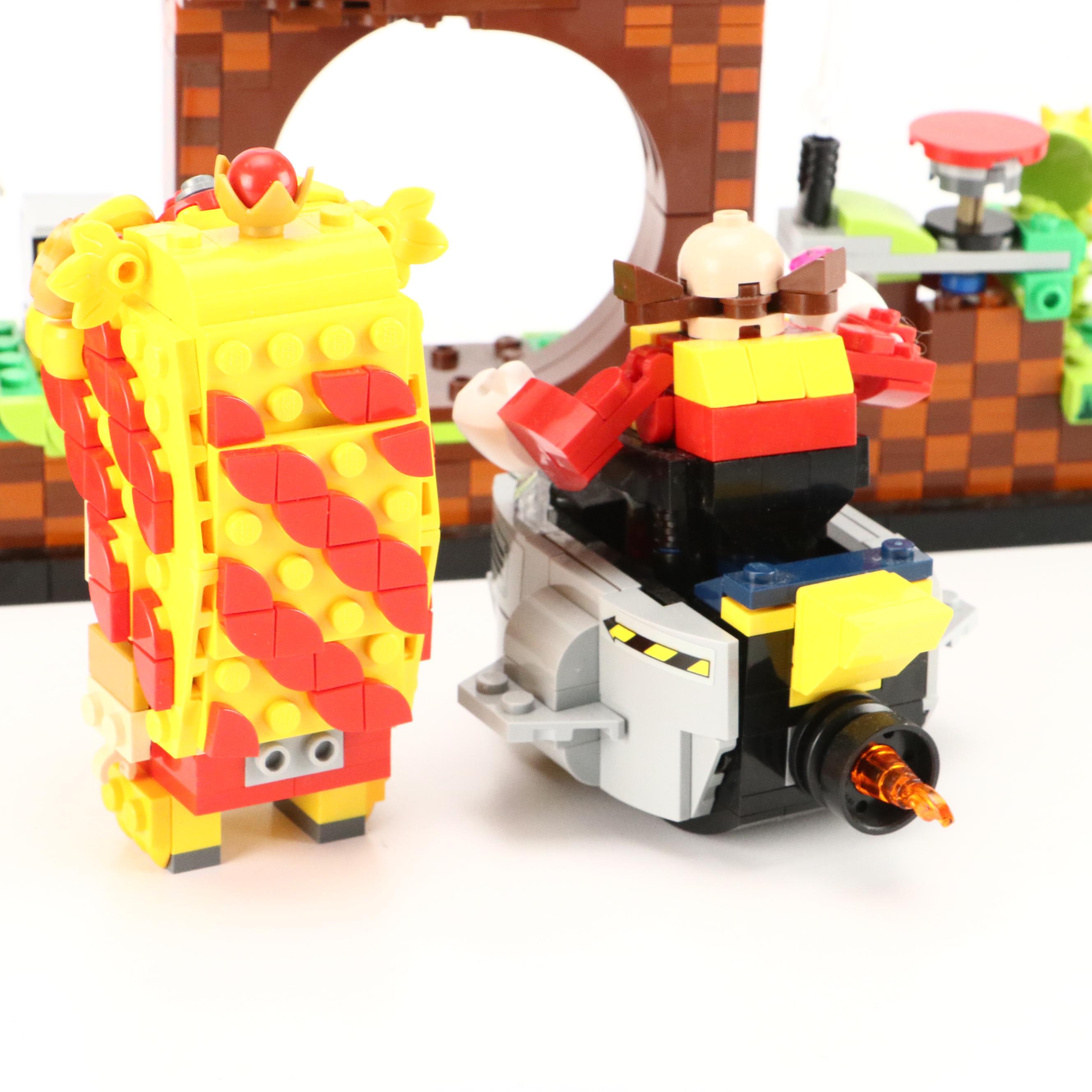 LEGO Sonic Green Hill Zone with MEGA Poké Ball Building Block Toys