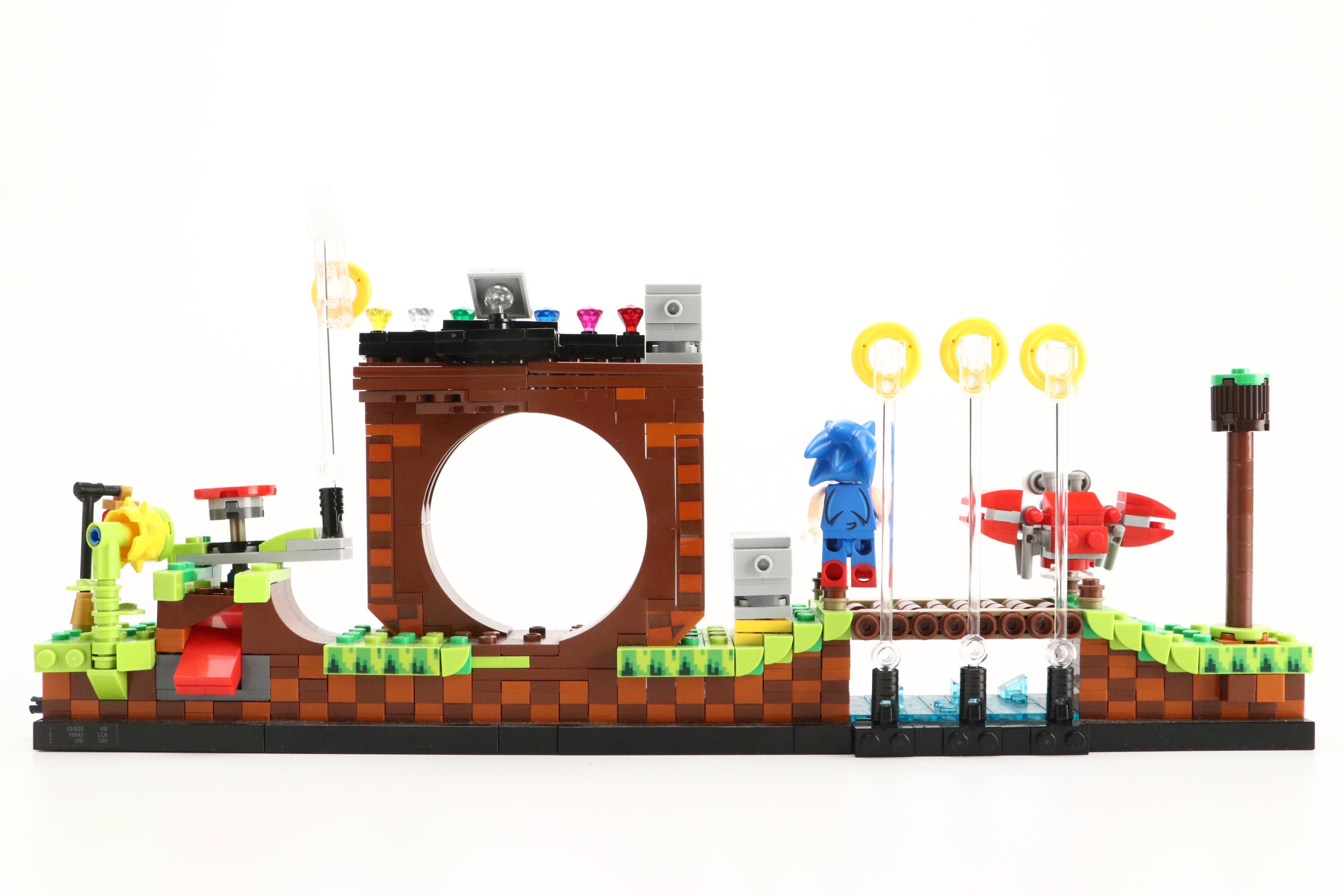 LEGO Sonic Green Hill Zone with MEGA Poké Ball Building Block Toys