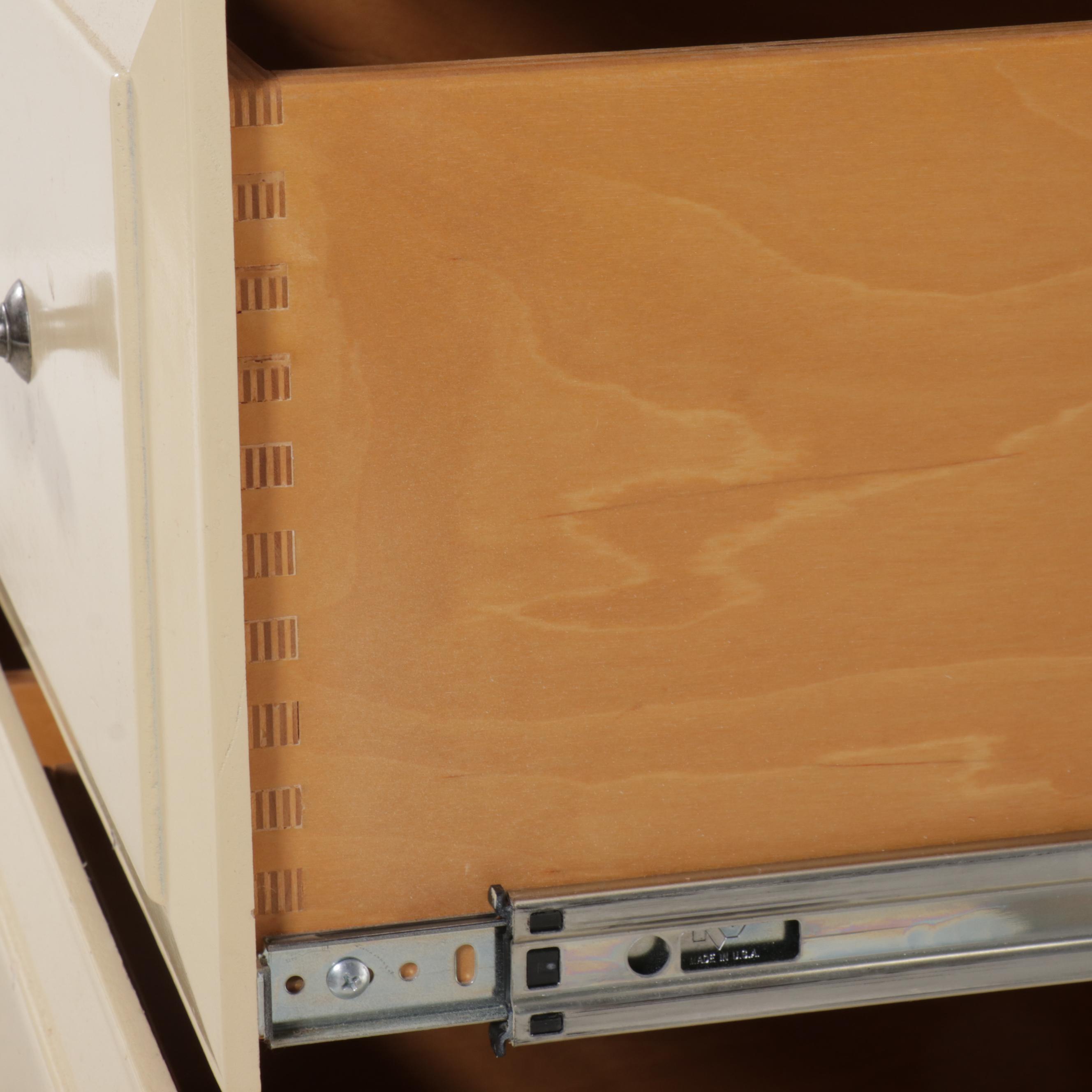 Randolph's Furniture Services Painted Wood China Cabinet