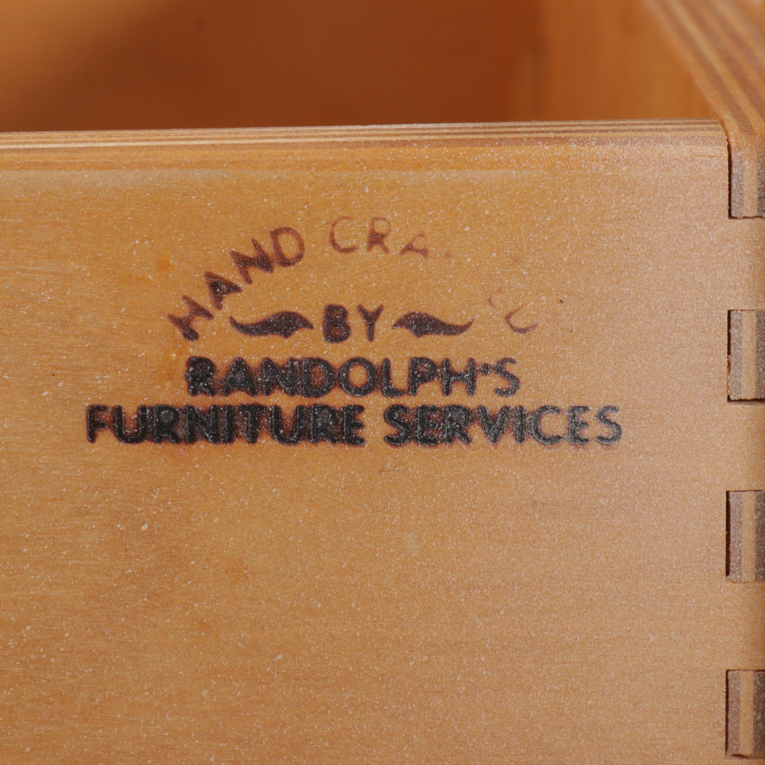 Randolph's Furniture Services Painted Wood China Cabinet