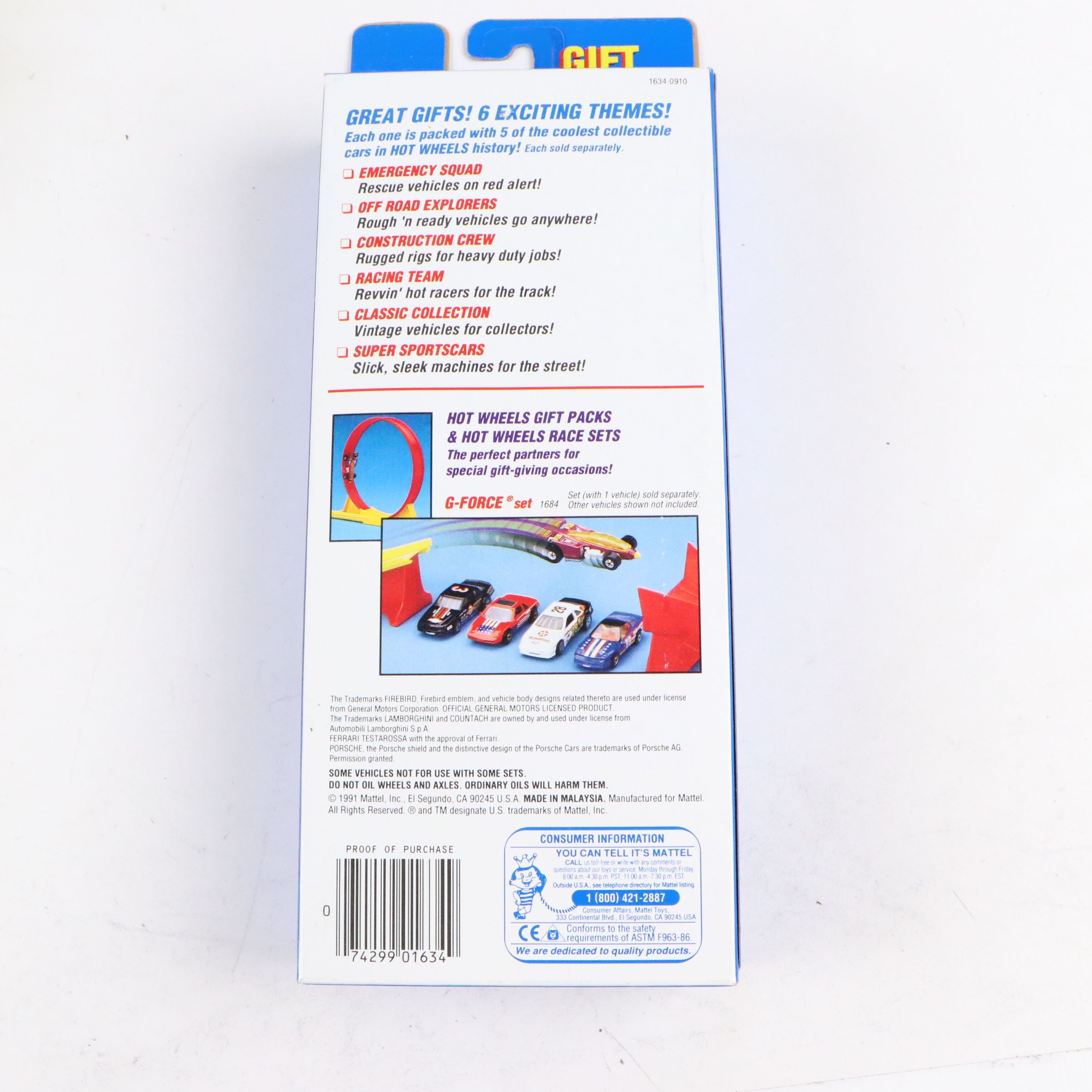 Hot Wheels "Off Road Explorers" Gift Pack and More Cars, 1991