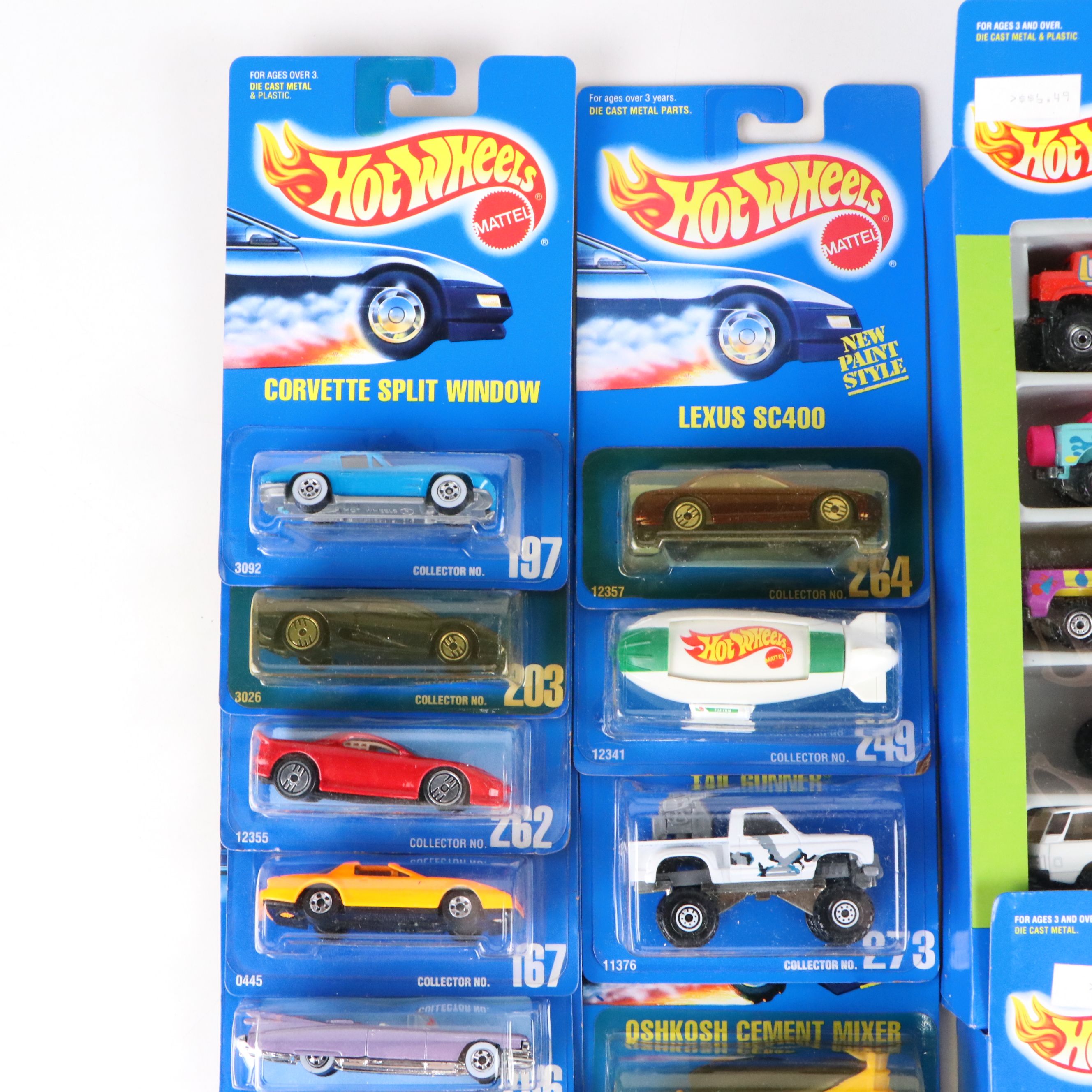 Hot Wheels "Off Road Explorers" Gift Pack and More Cars, 1991