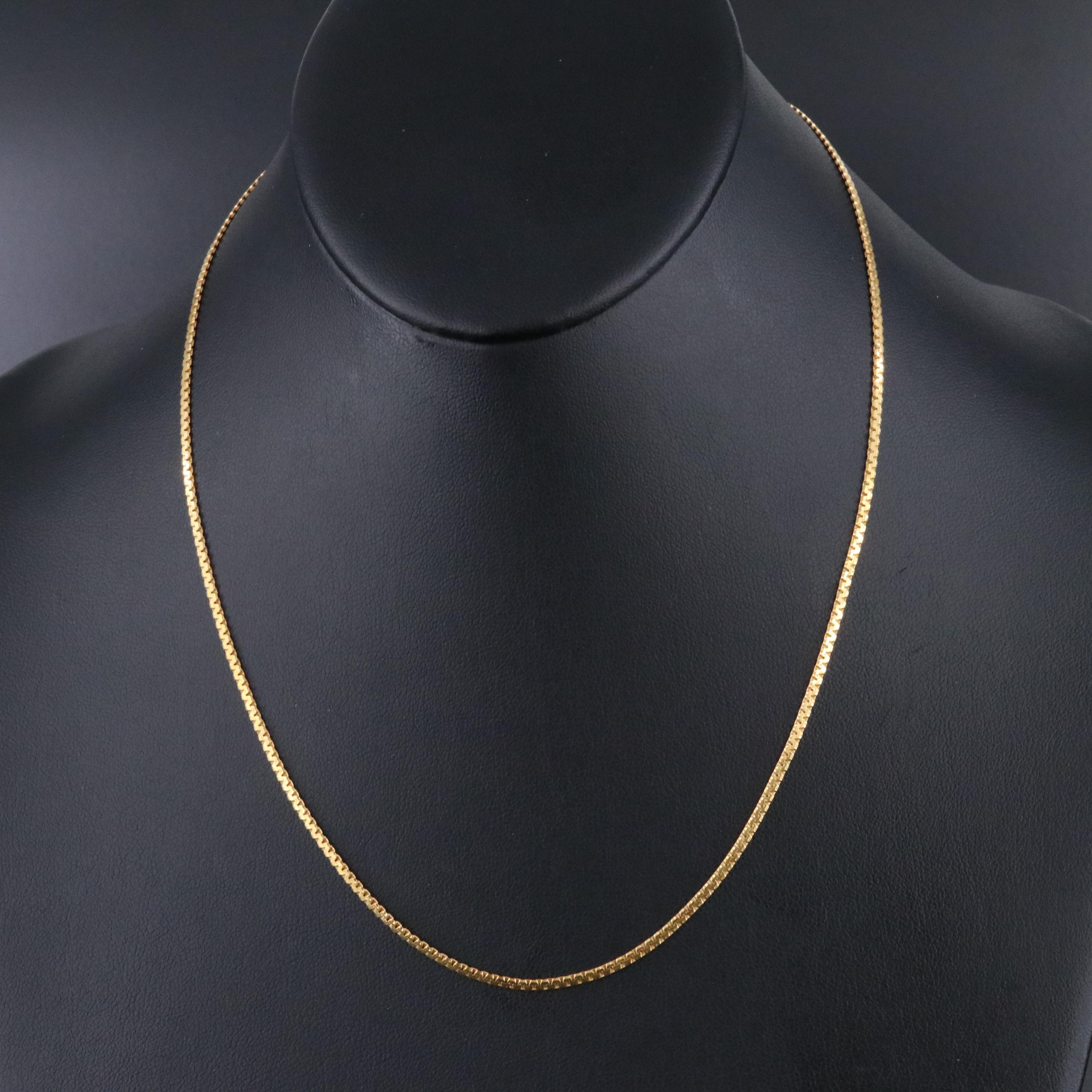 Italian 18K Fancy Chain Necklace